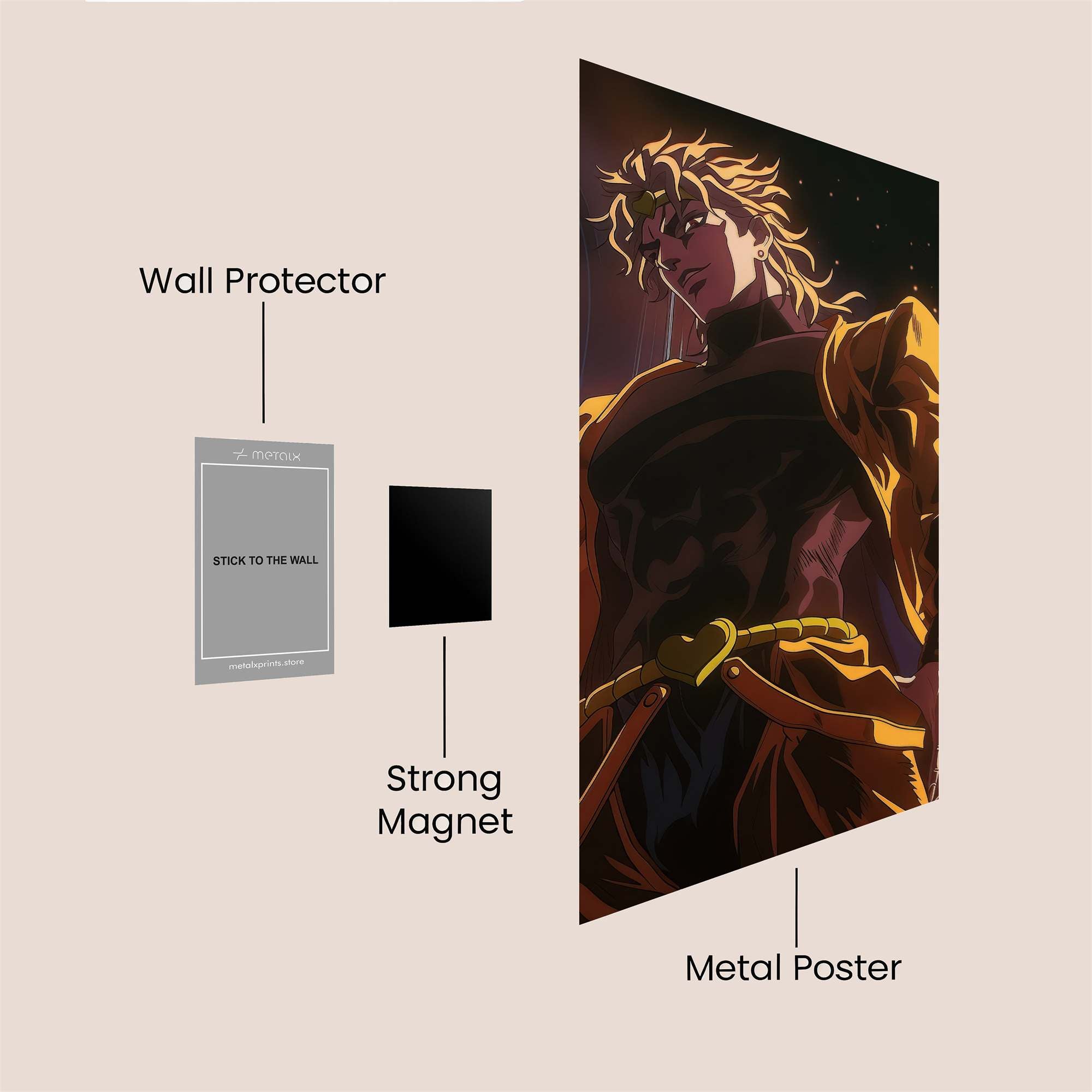 Dio Menacing Safe Wall Magnetic / M