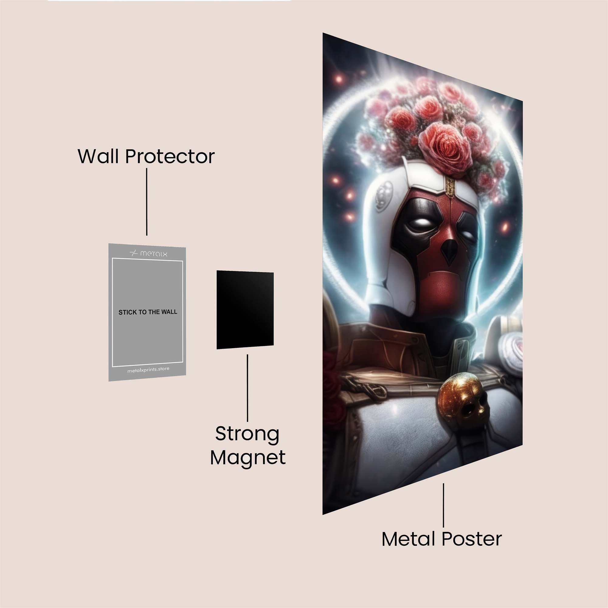 Deadpool Divine Safe Wall Magnetic / M