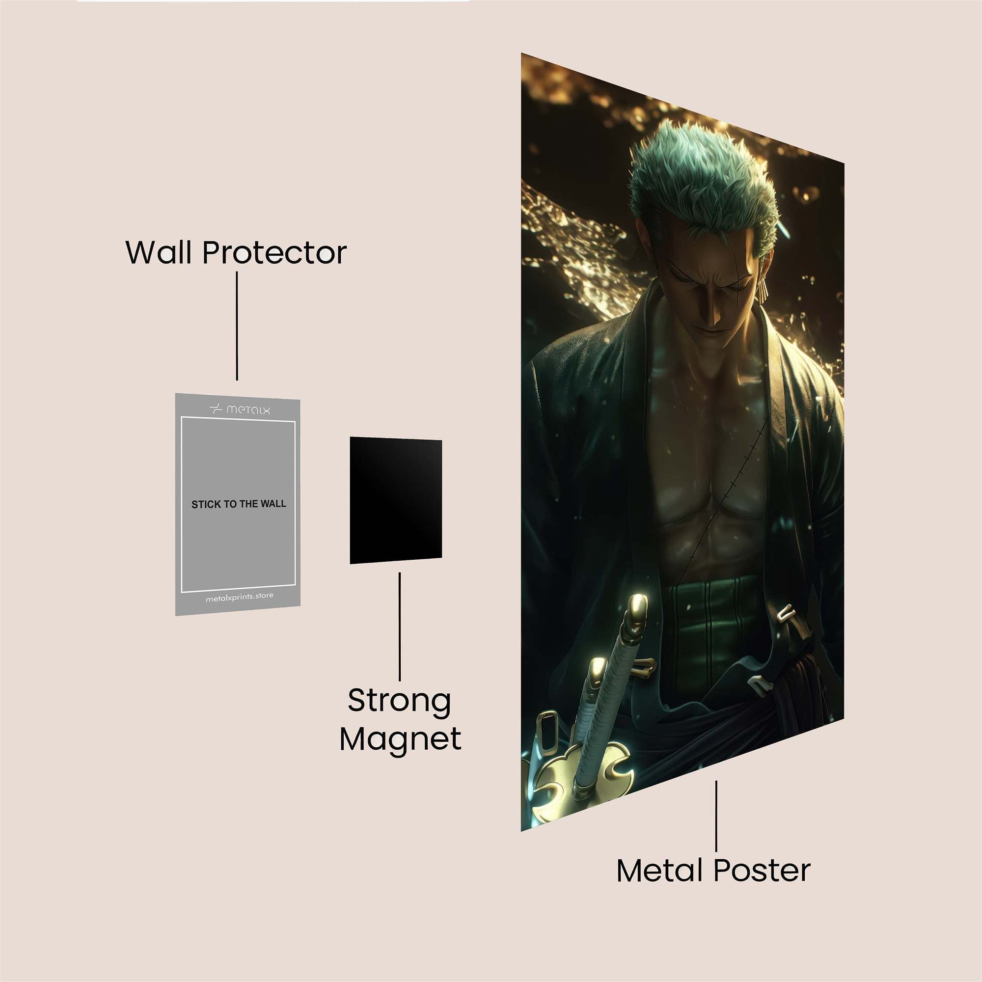 Roronoa Resolute Safe Wall Magnetic / M