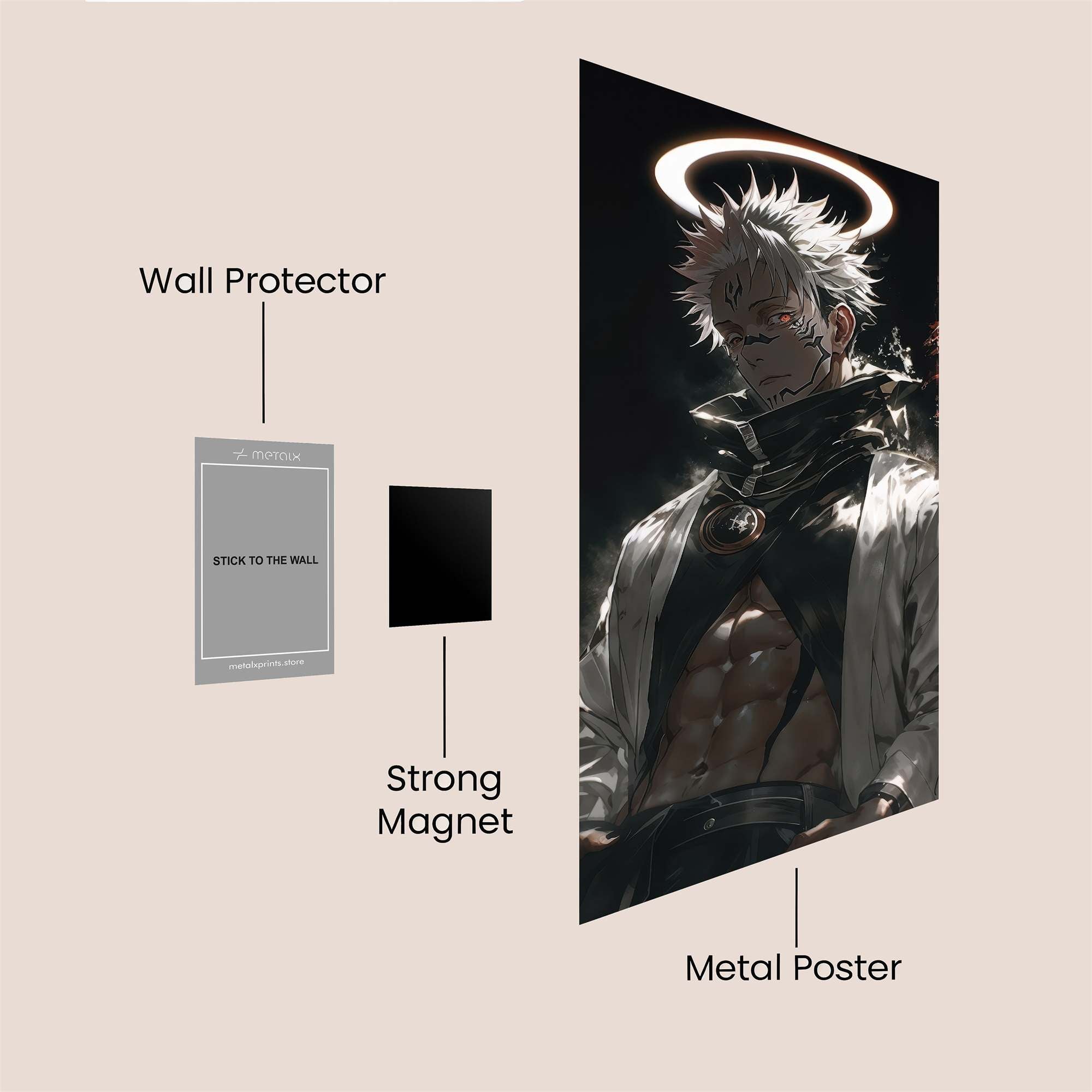 Jujutsu Divine Safe Wall Magnetic / M