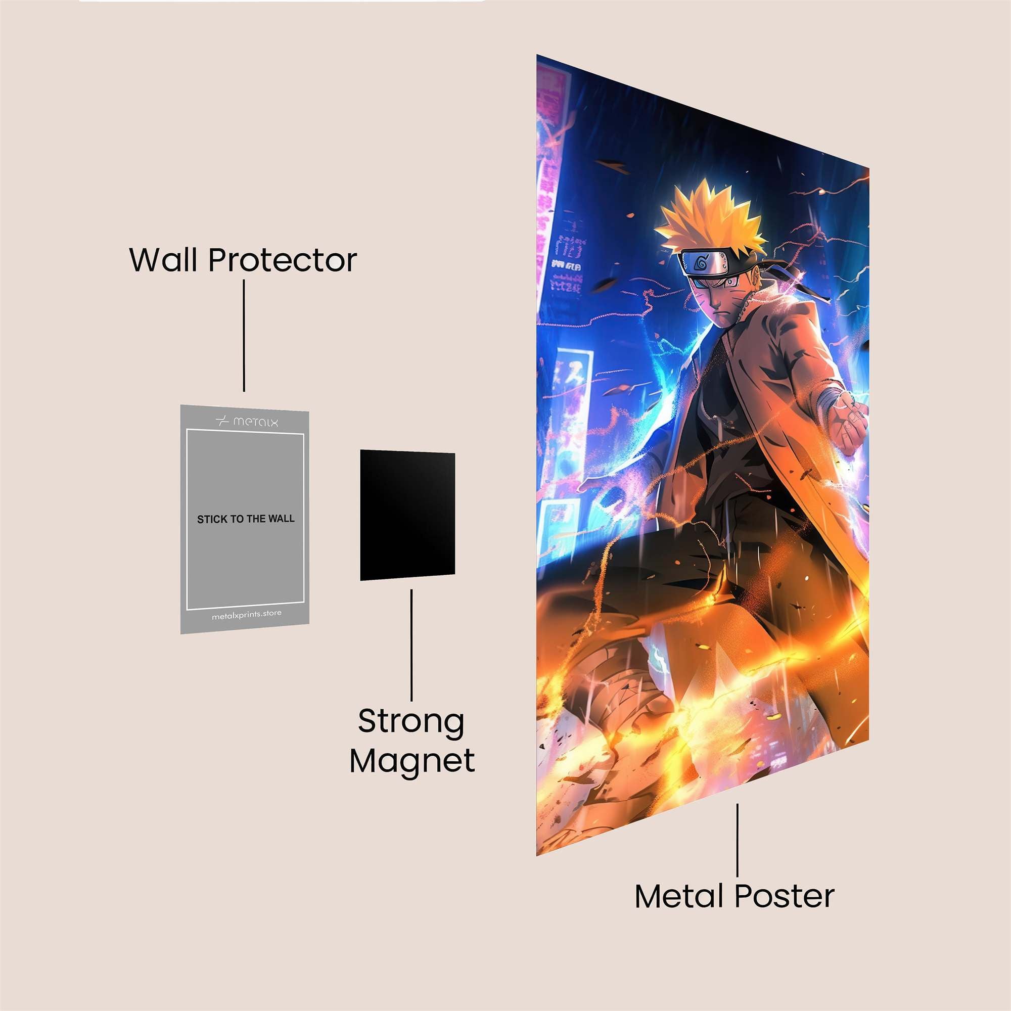 Naruto Unleashed Safe Wall Magnetic / M