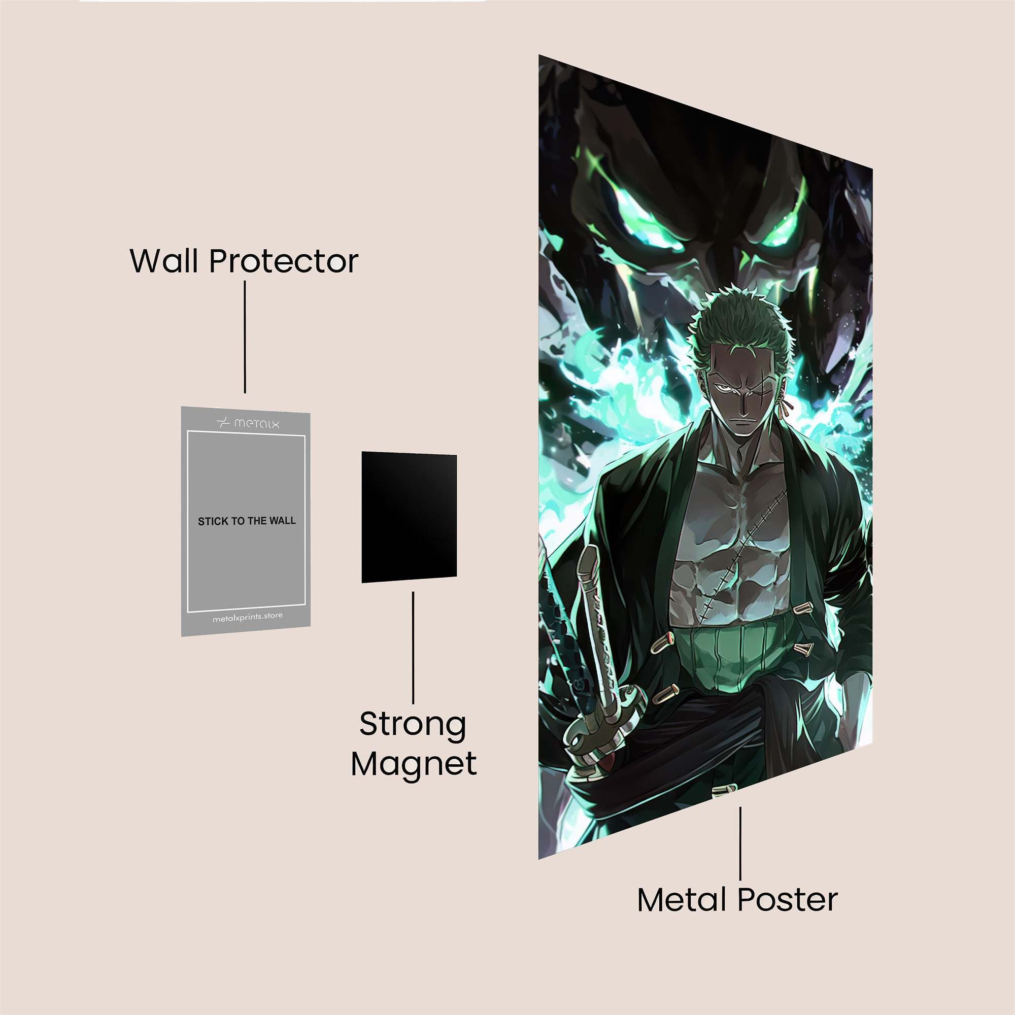 Roronoa Resolute Safe Wall Magnetic / M