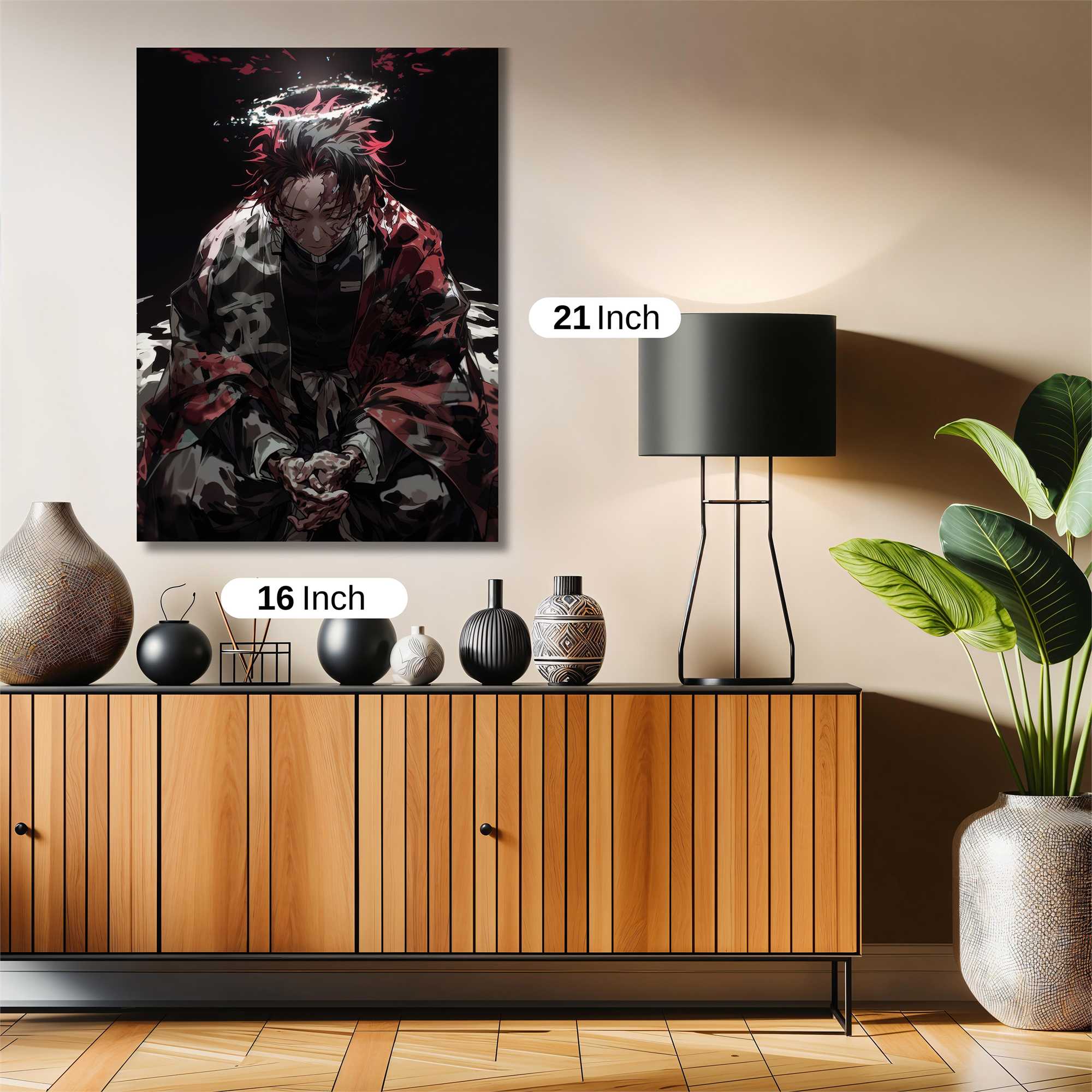 Tanjiro Tormented Safe Wall Magnetic / M