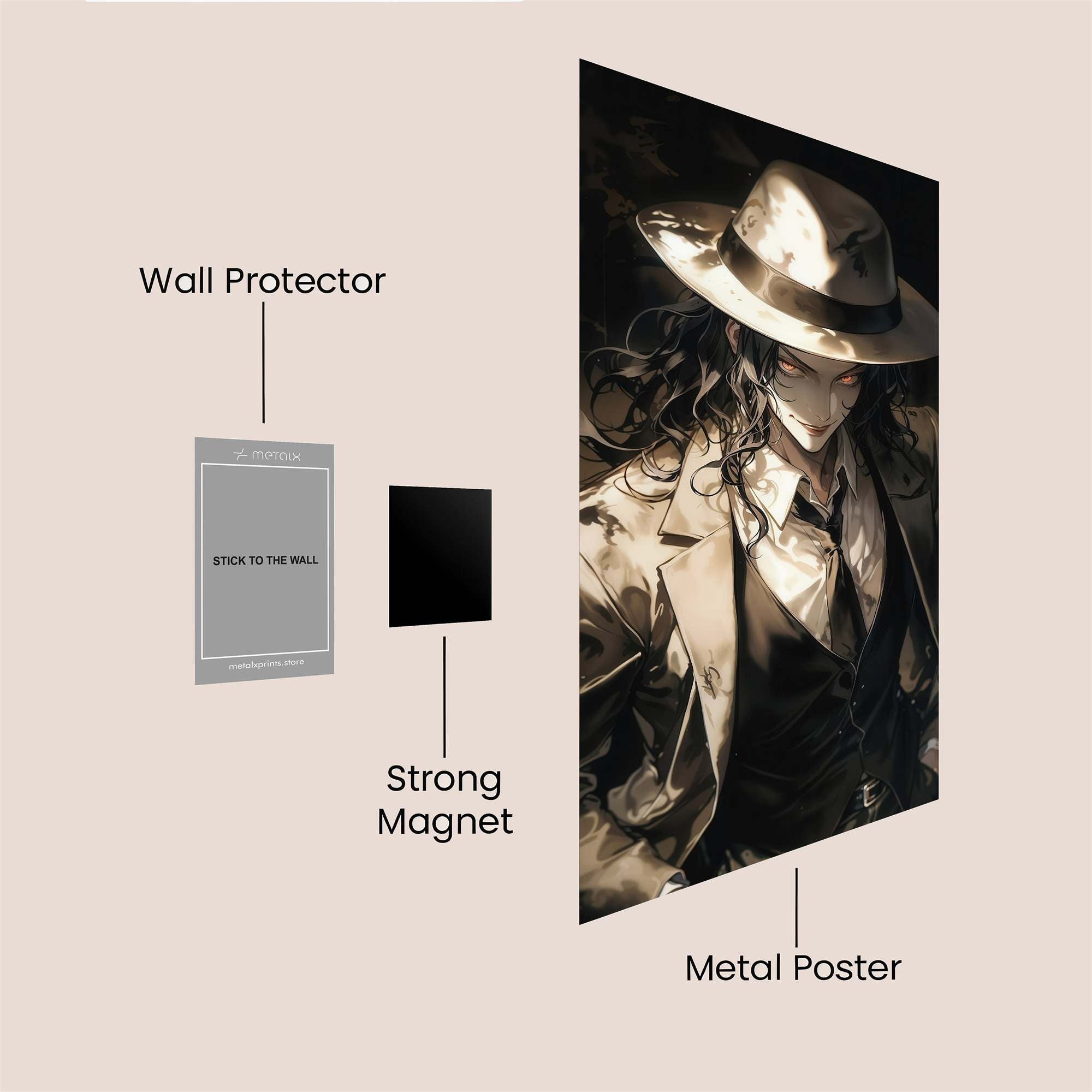 Detective Enigma Safe Wall Magnetic / M