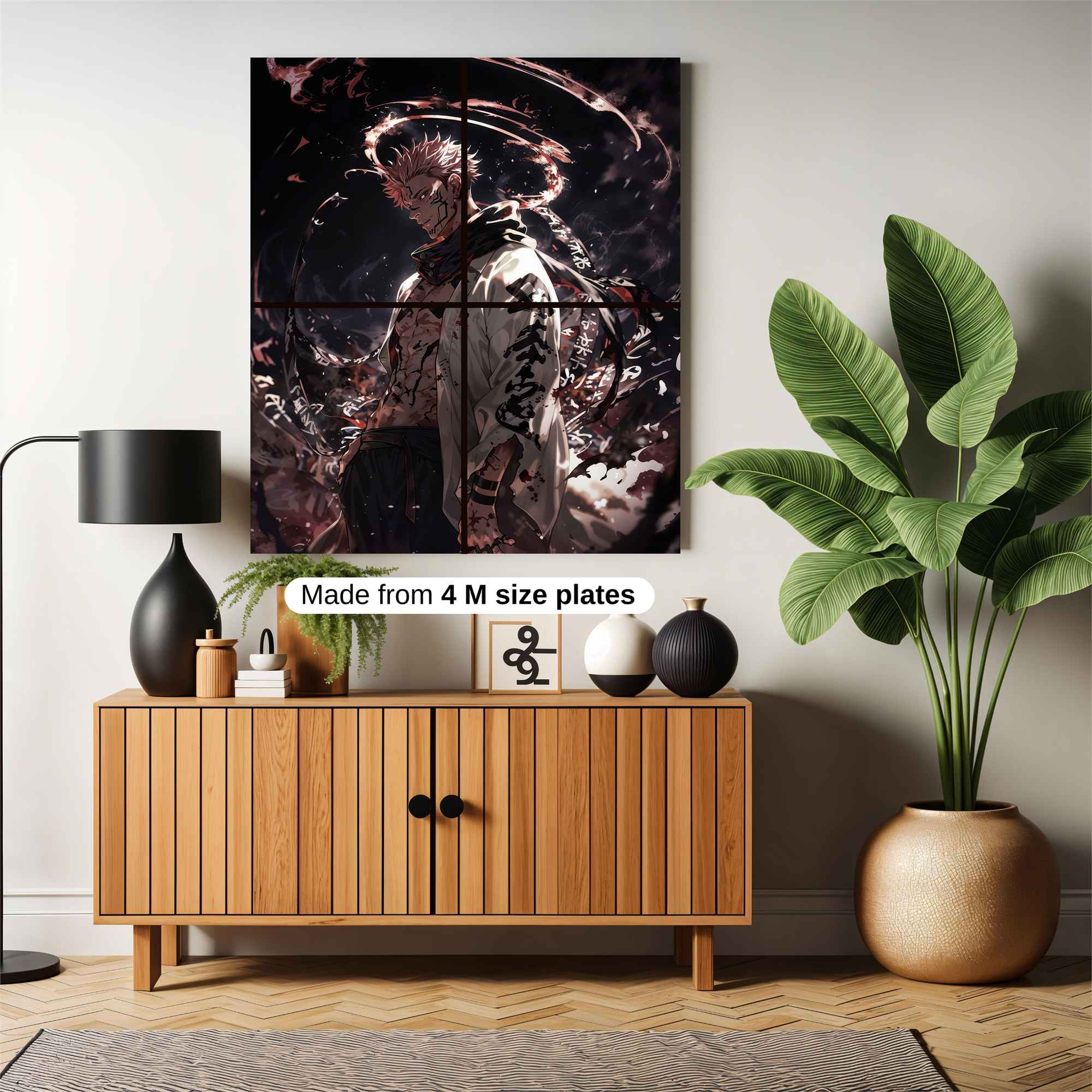 Sukuna Ferocious Safe Wall Magnetic / M