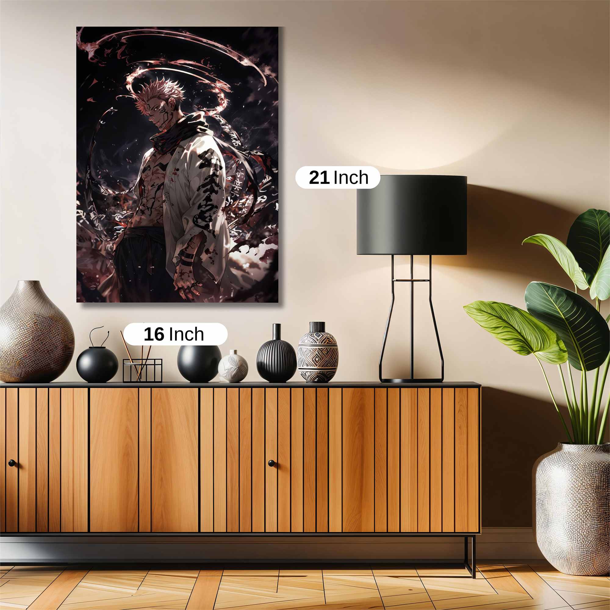 Sukuna Ferocious Safe Wall Magnetic / M