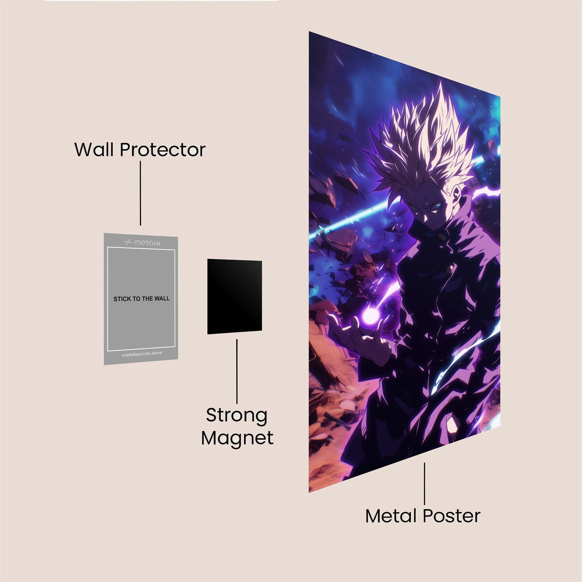 Saitama Resolute Safe Wall Magnetic / M