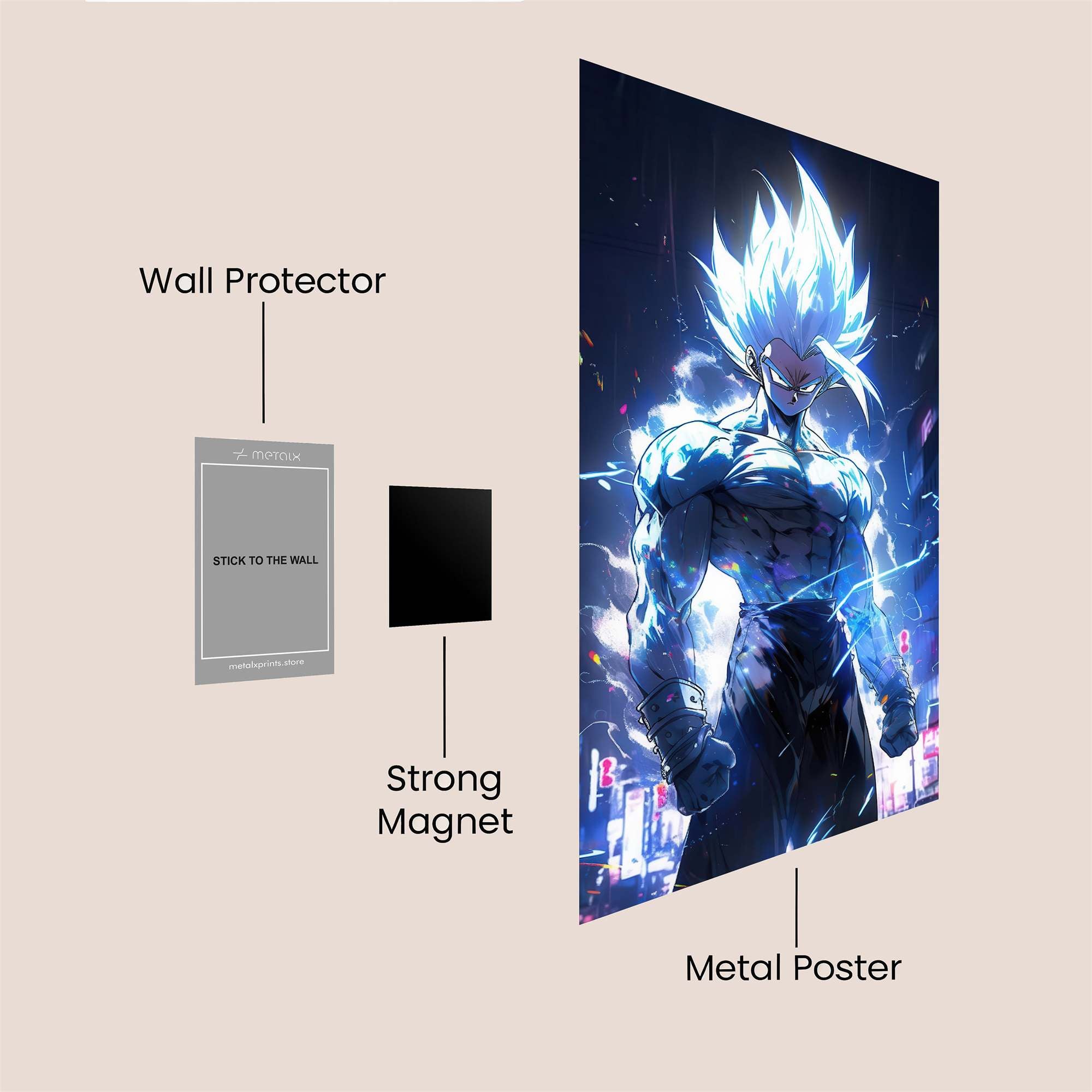 Goku Radiant Safe Wall Magnetic / M