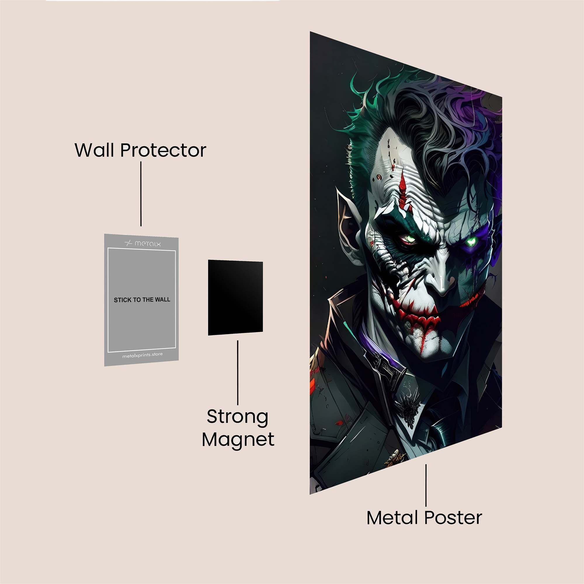 Joker Menace Safe Wall Magnetic / M