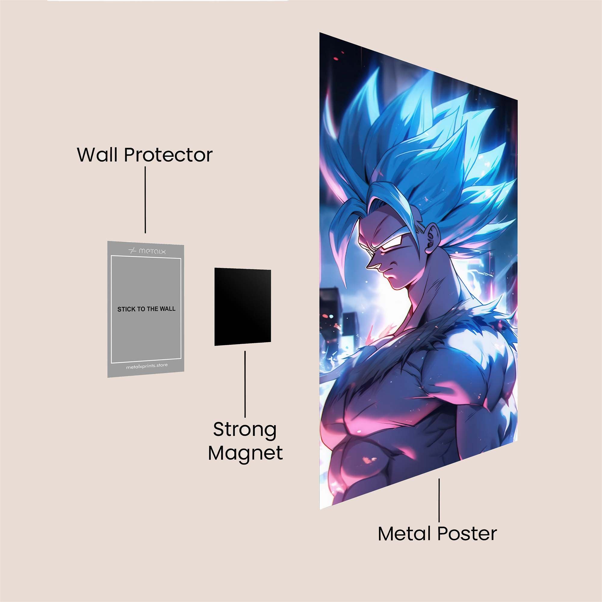 Goku Radiant Safe Wall Magnetic / M