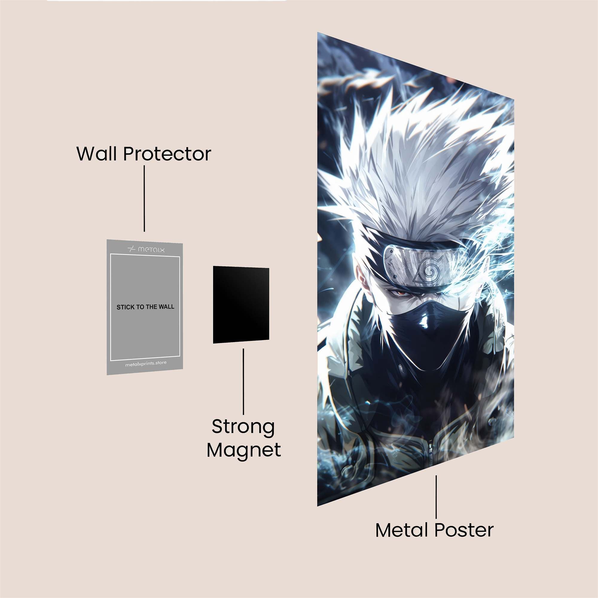 Kakashi Storm Safe Wall Magnetic / M