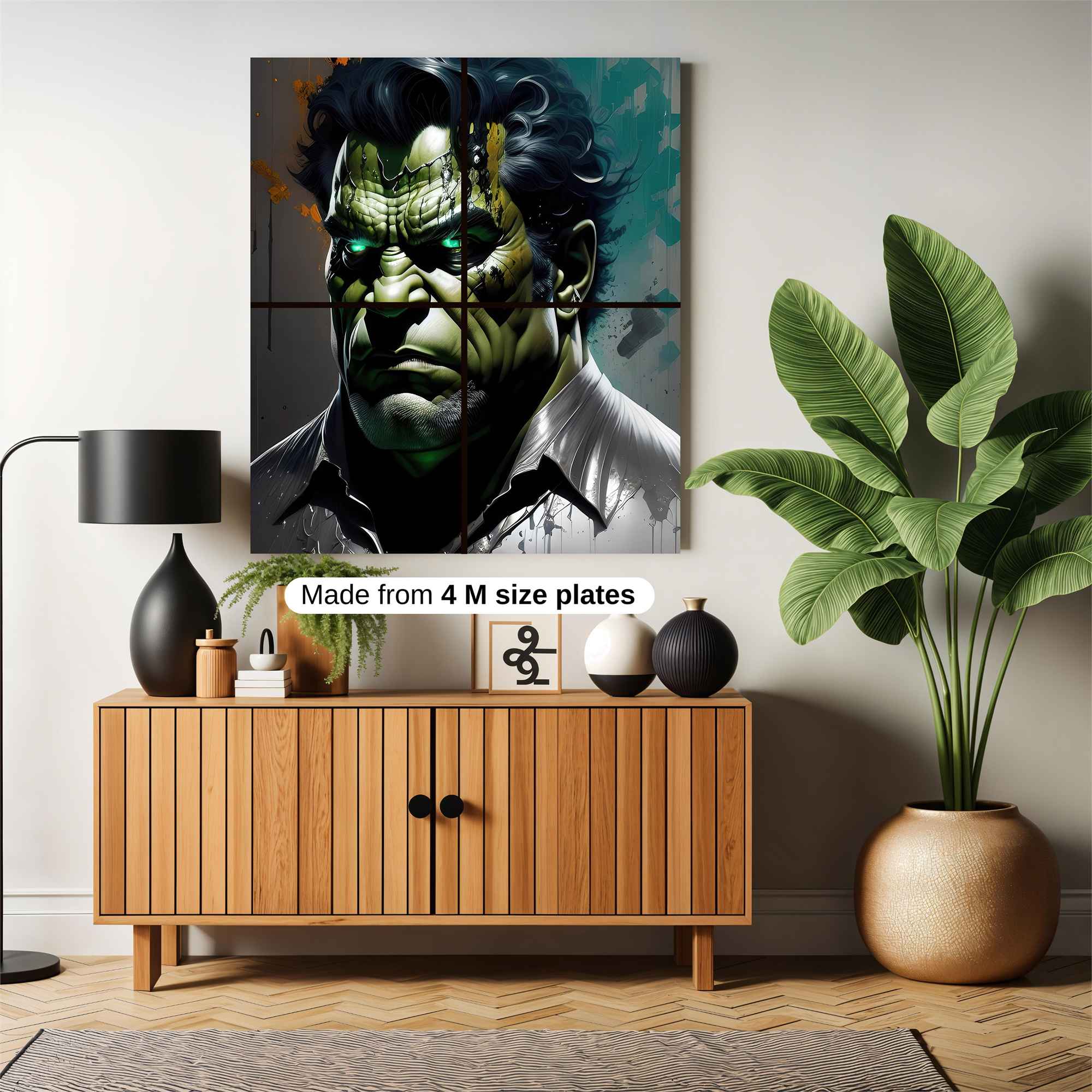 Hulk Somber Safe Wall Magnetic / M