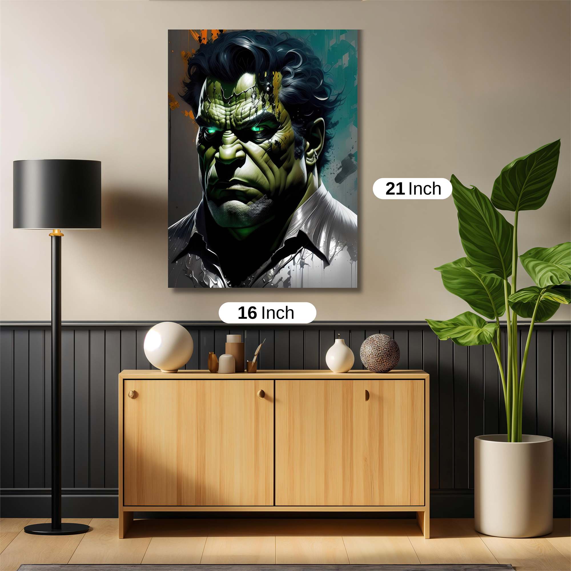 Hulk Somber Safe Wall Magnetic / M