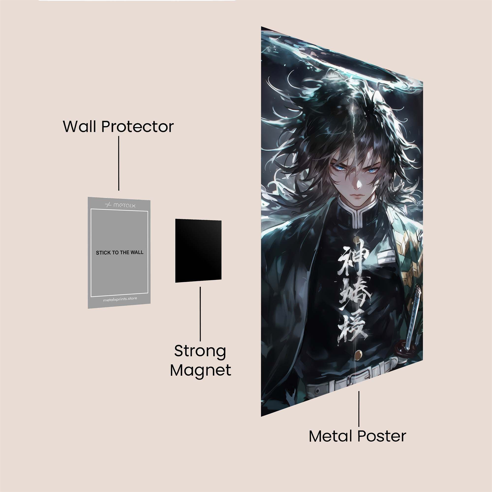 Giyuu Tranquil Safe Wall Magnetic / M