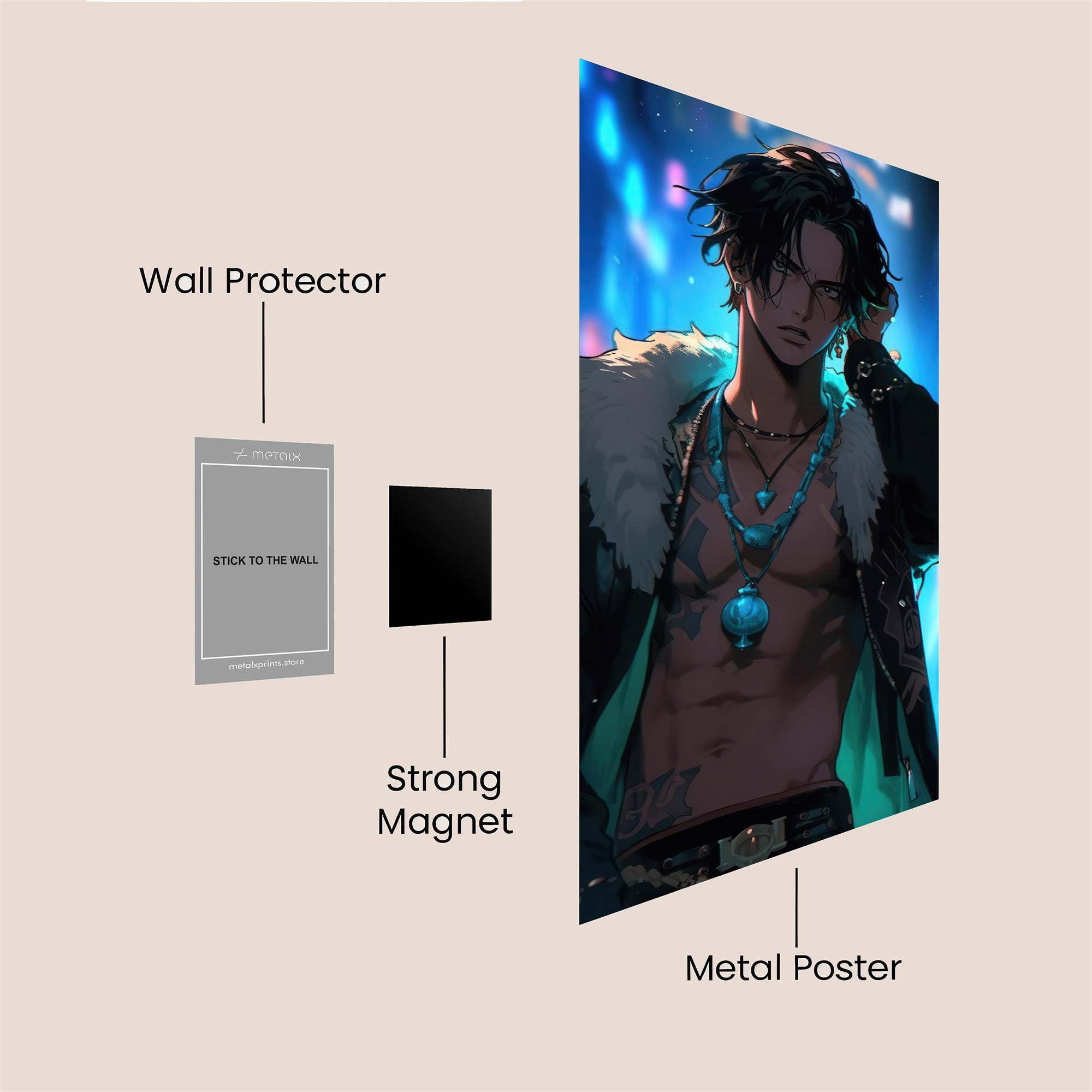 Neon Maverick Safe Wall Magnetic / M