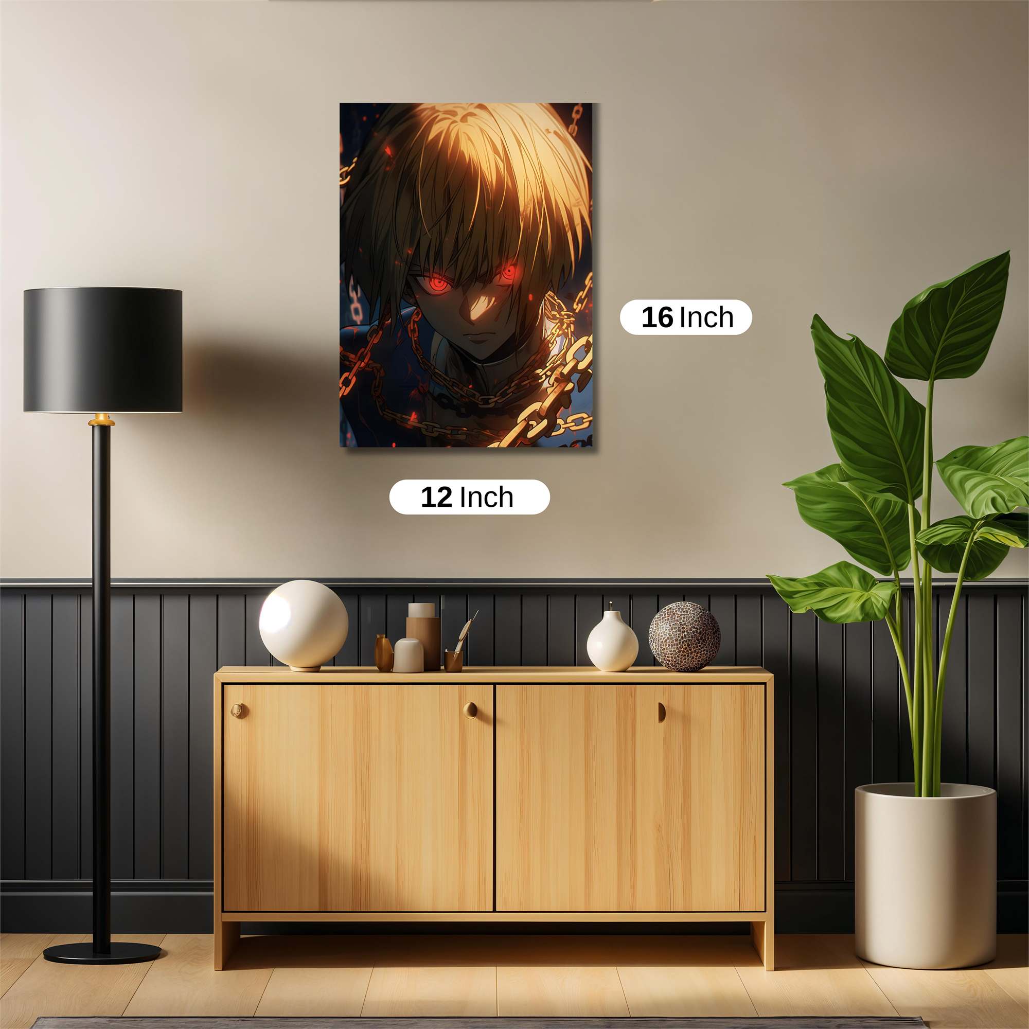 Hisoka Enraged Safe Wall Magnetic / M