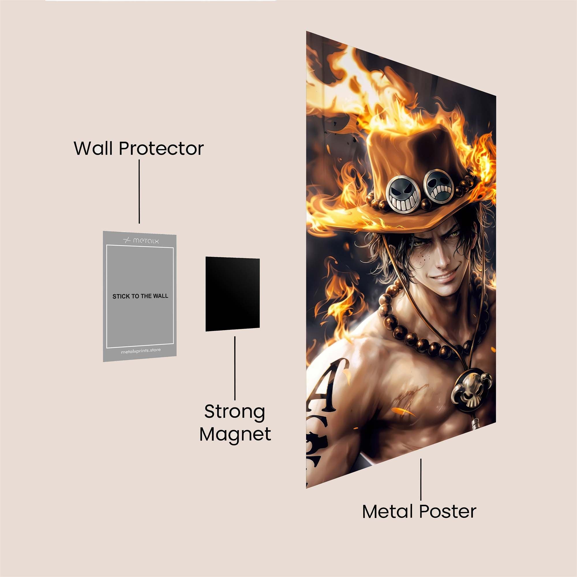 Ace Ignited Safe Wall Magnetic / M