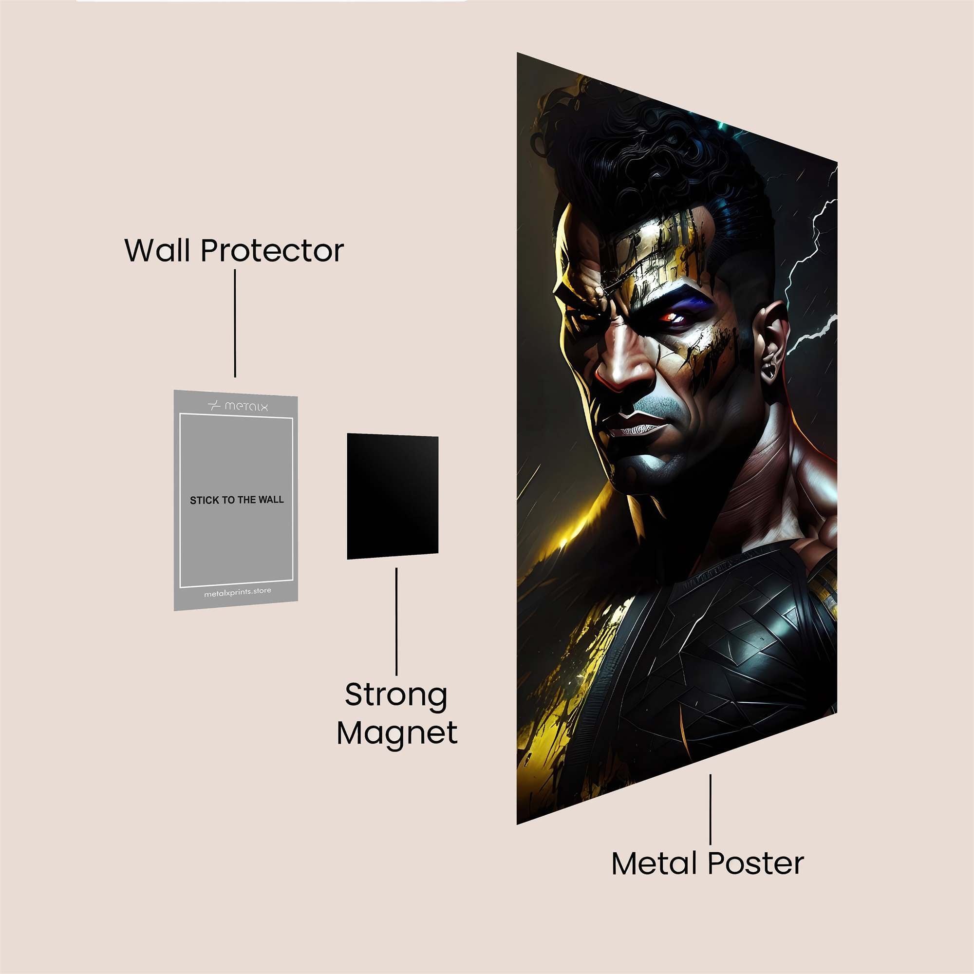 Storm Fury Safe Wall Magnetic / M