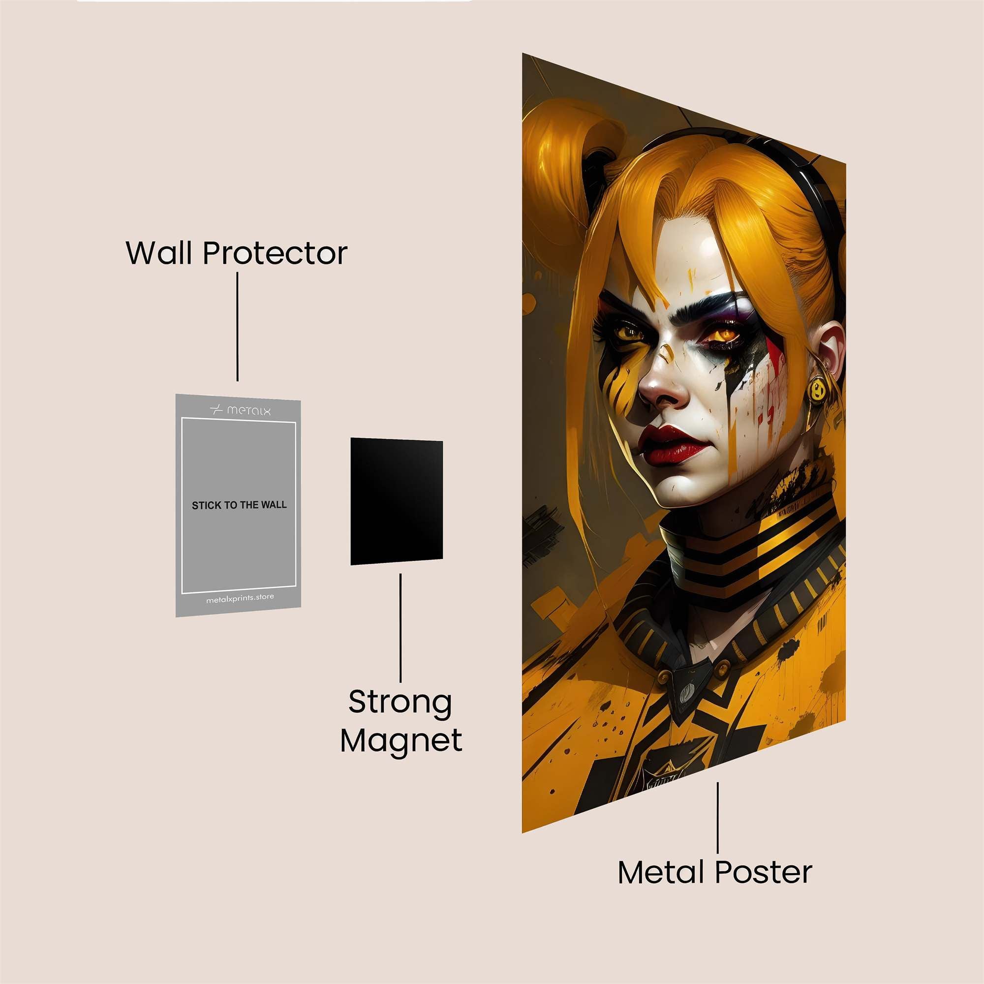 Jinx Defiant Safe Wall Magnetic / M