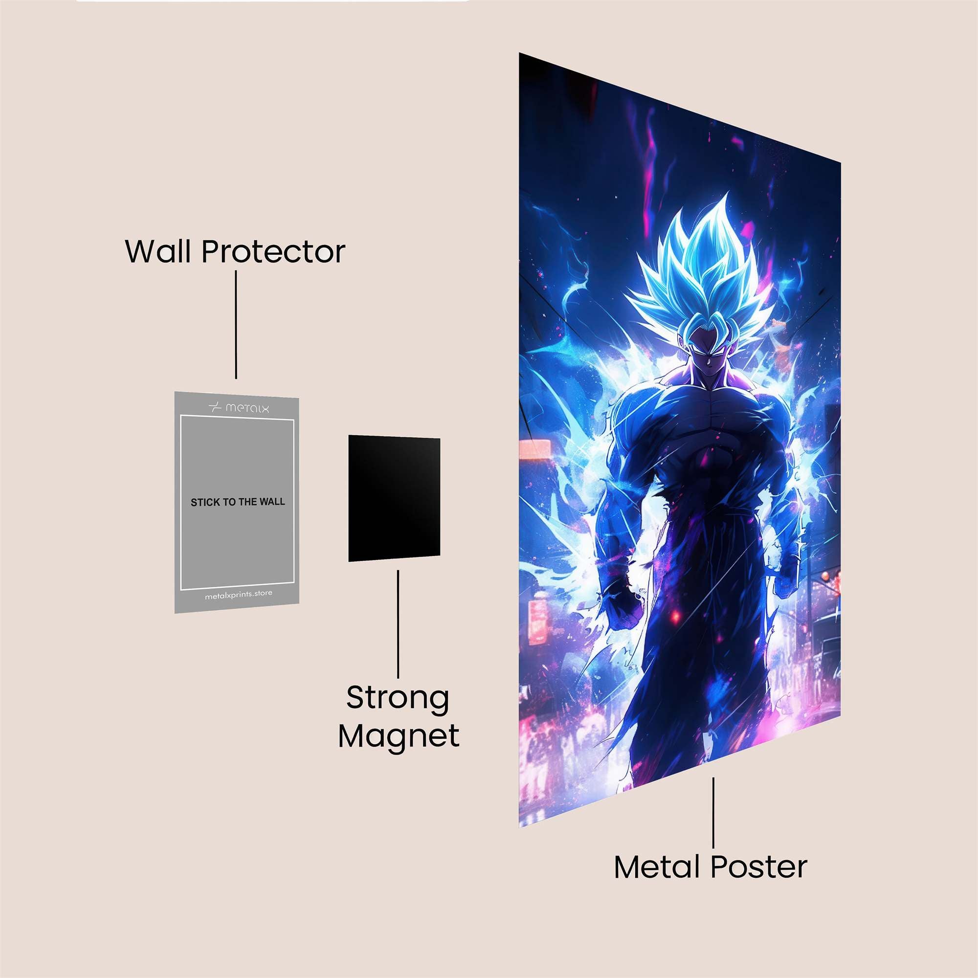 Goku Radiant Safe Wall Magnetic / M