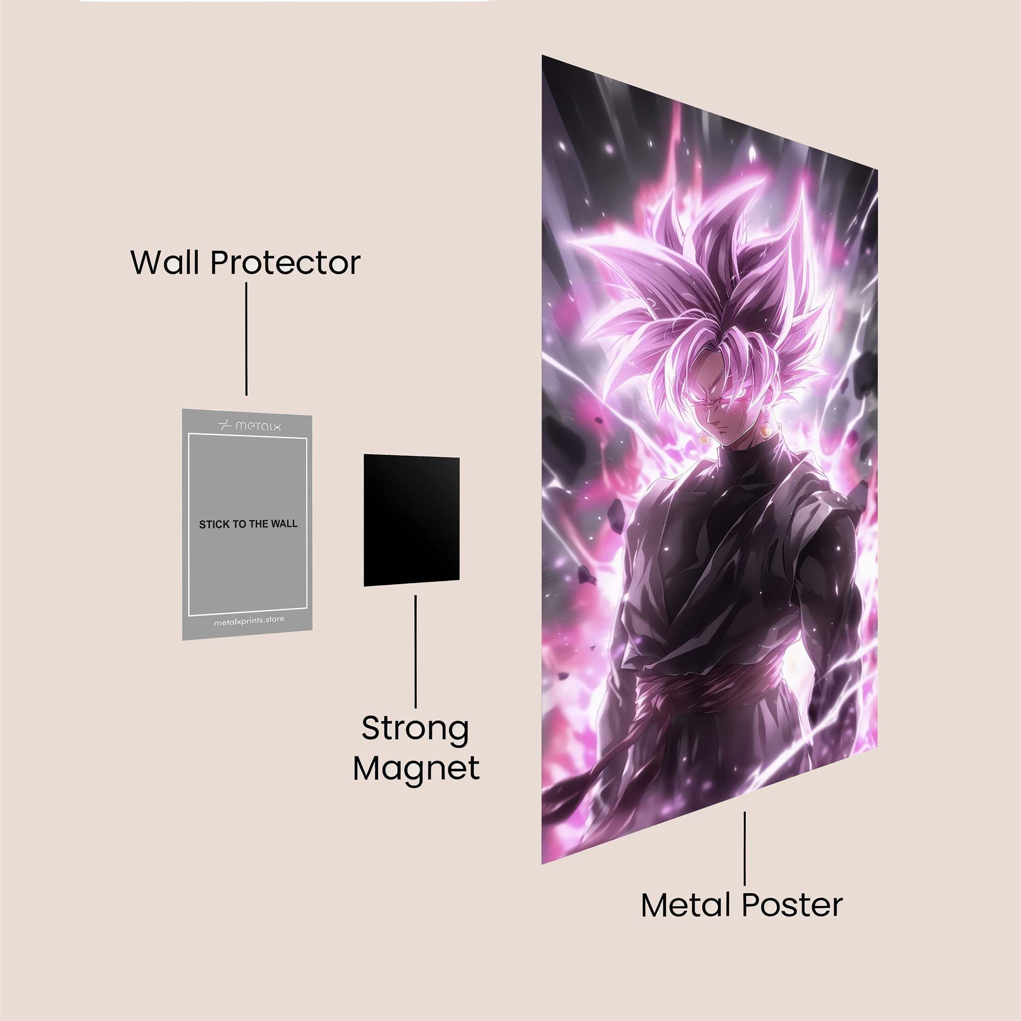 Goku Radiant Safe Wall Magnetic / M