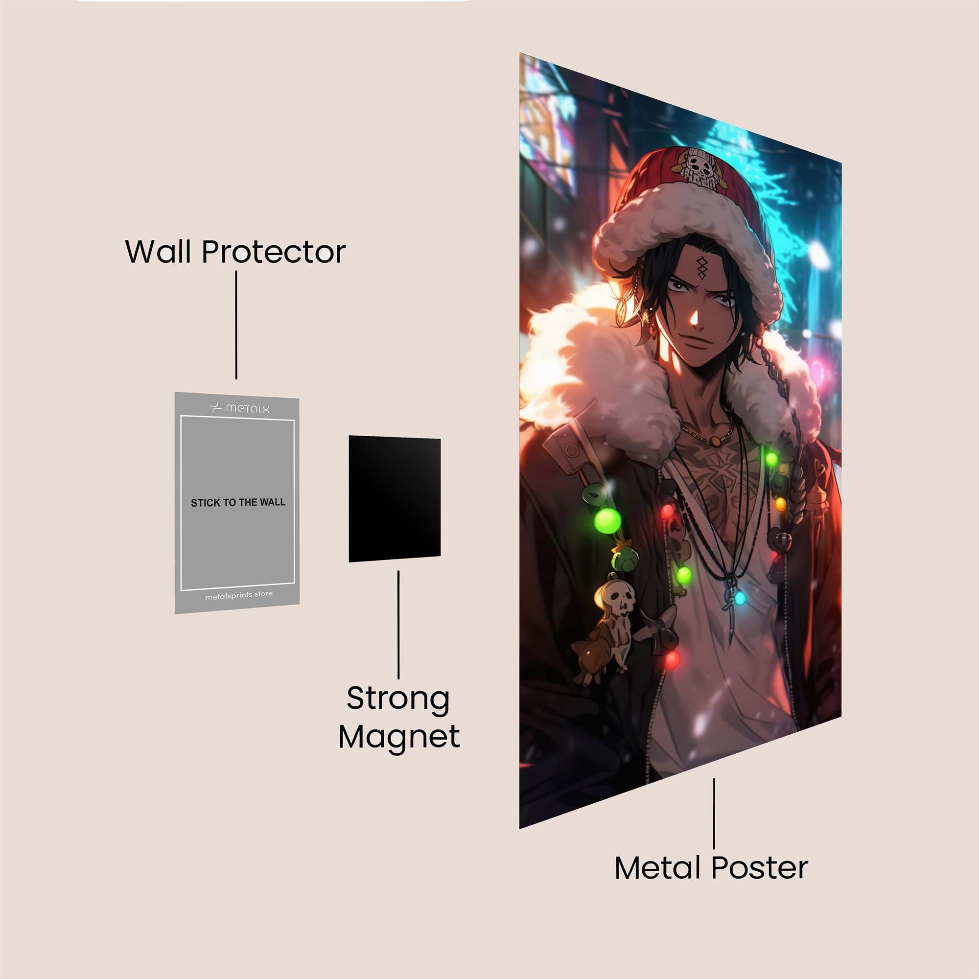 Festive Rebel Safe Wall Magnetic / M