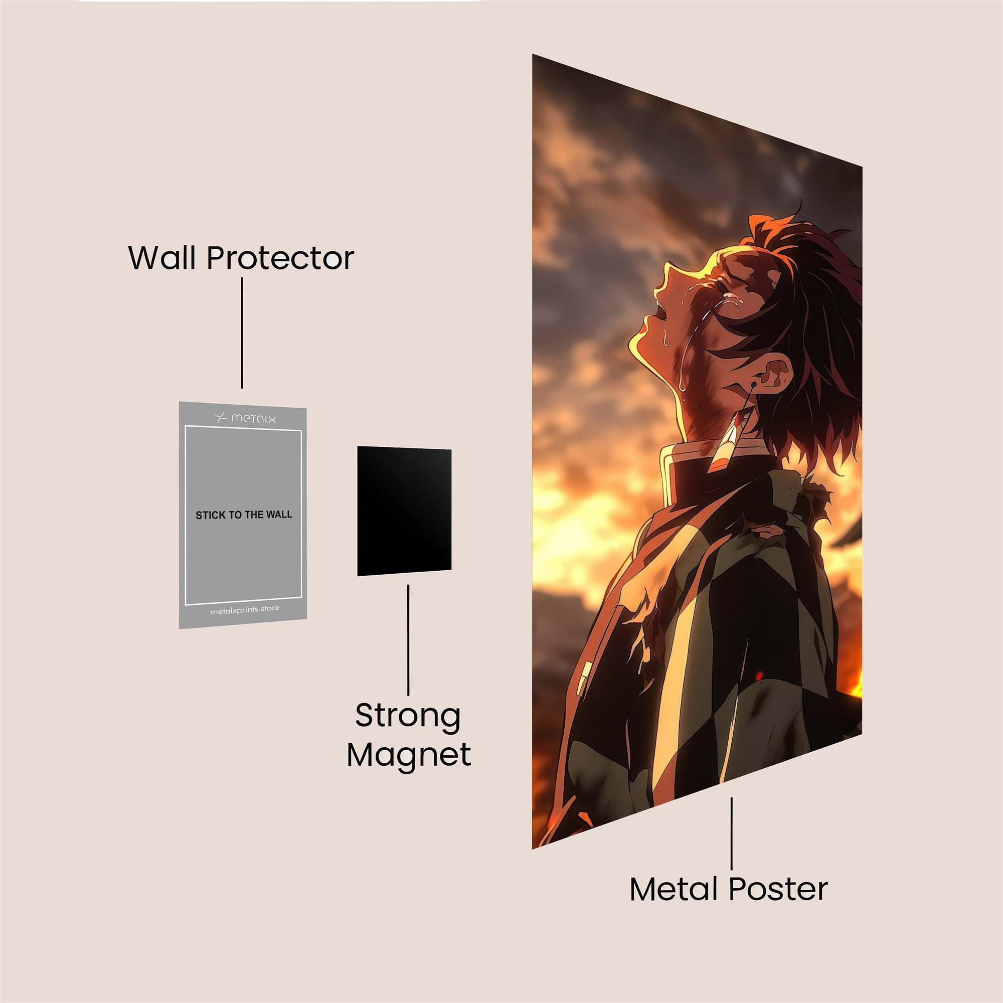 Tanjiro Resolute Safe Wall Magnetic / M