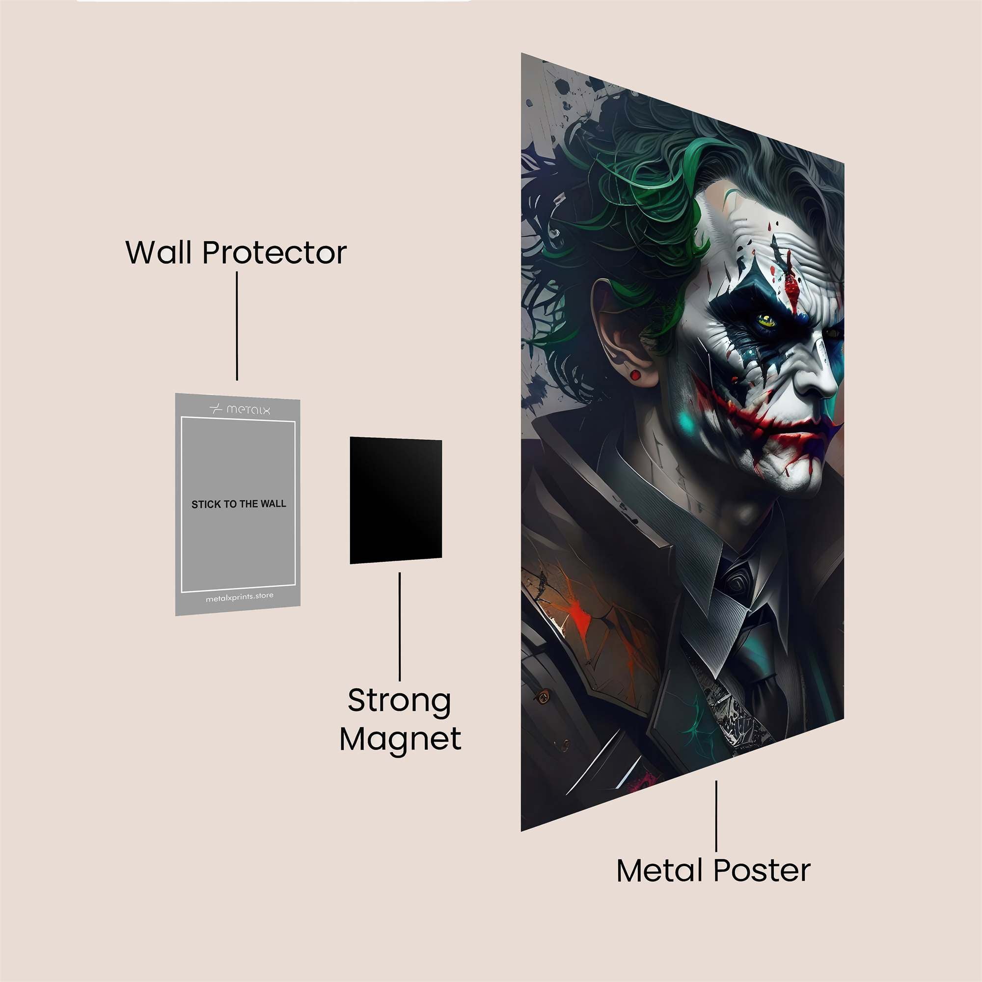 Joker Chaotic Safe Wall Magnetic / M