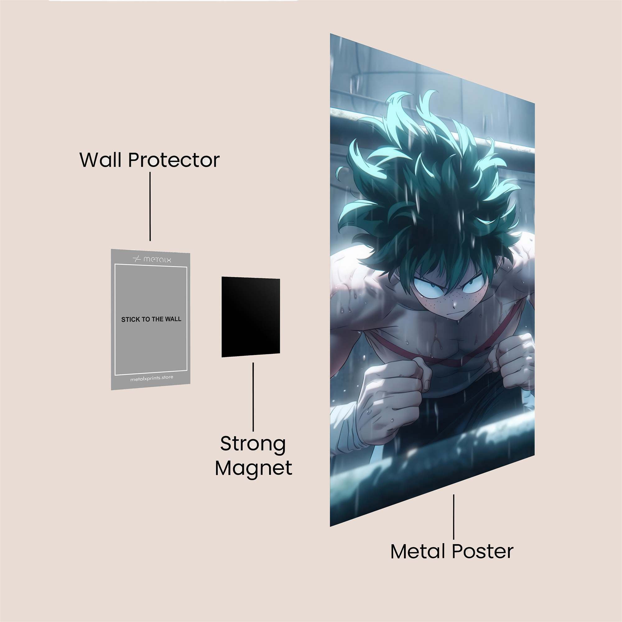 Izuku Defiant Safe Wall Magnetic / M