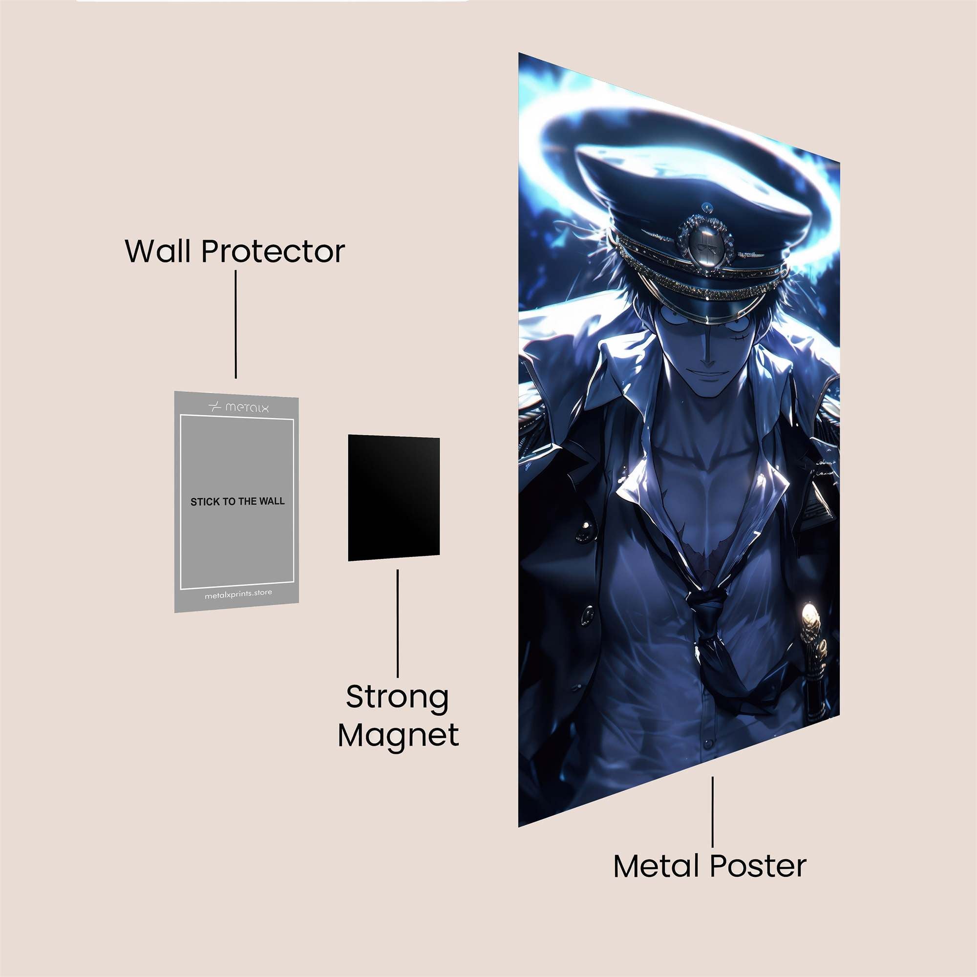 Admiral Halo Safe Wall Magnetic / M