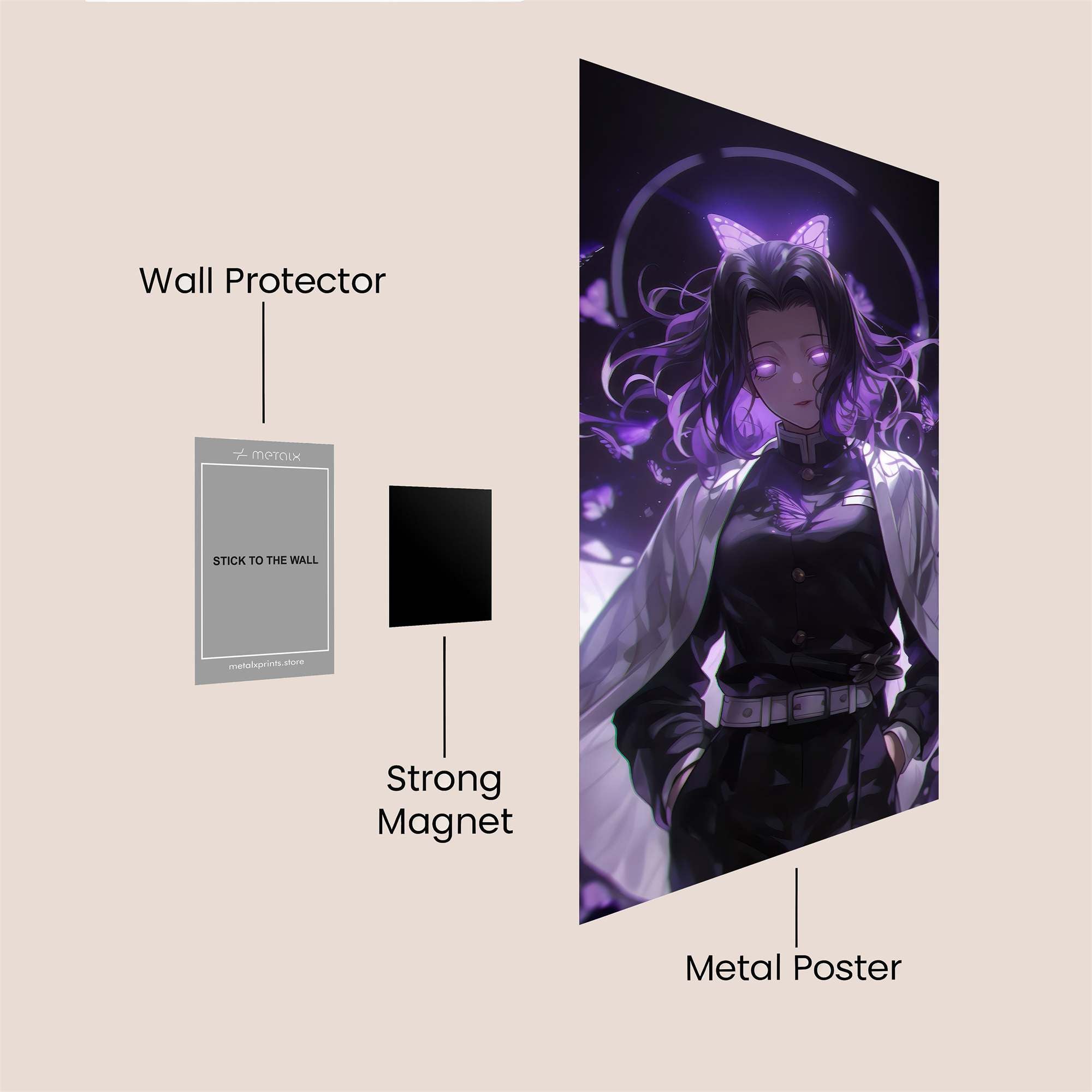 Butterfly Enigma Safe Wall Magnetic / M