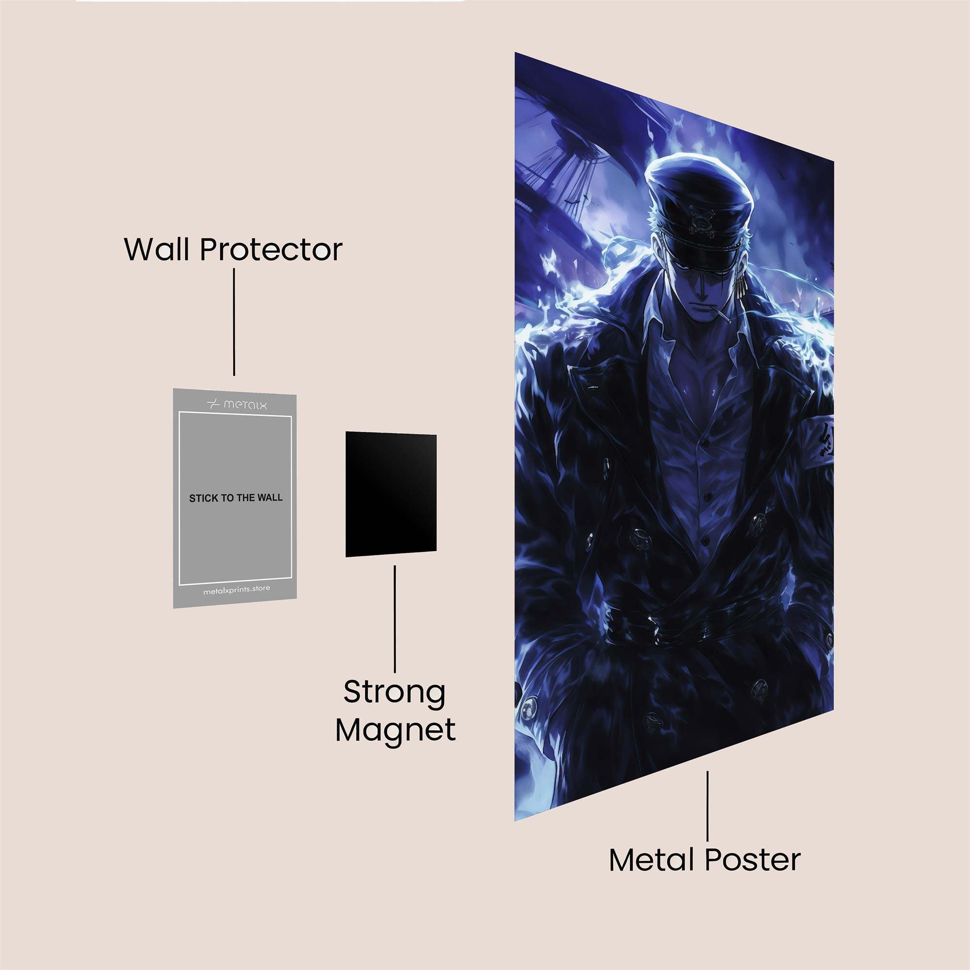 Doflamingo Menacing Safe Wall Magnetic / M