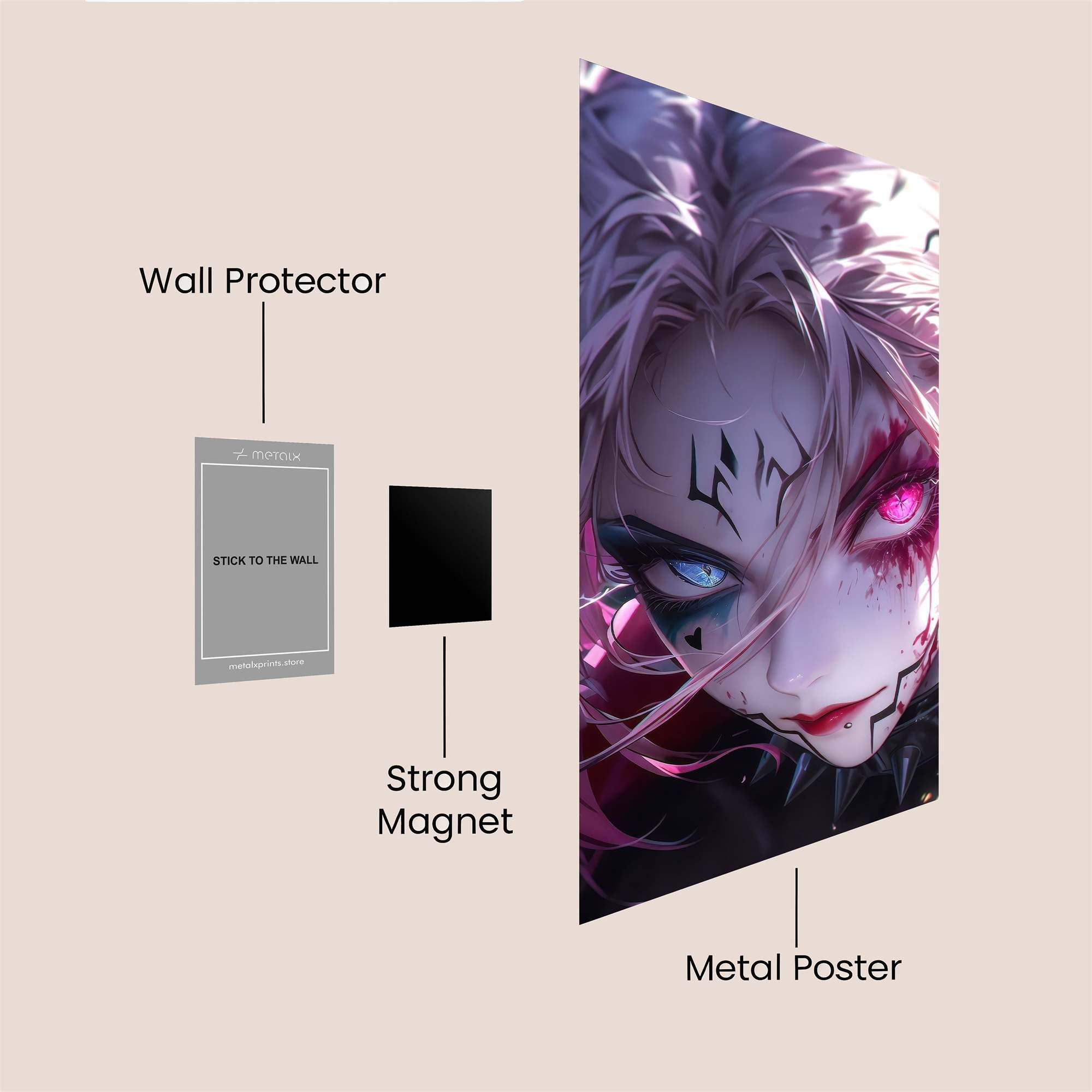 Jinx Chaotic Safe Wall Magnetic / M