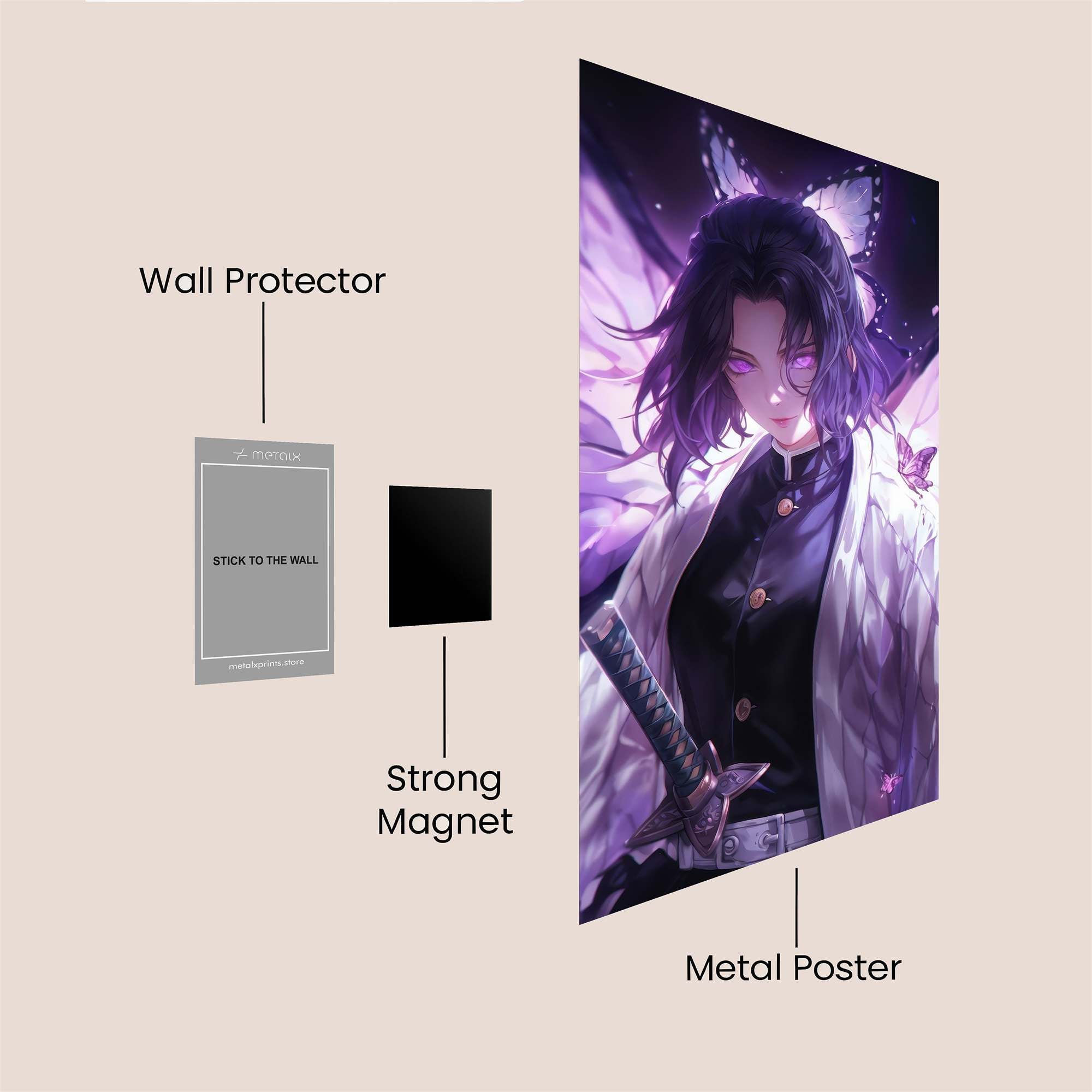 Mitsuri Enigmatic Safe Wall Magnetic / M