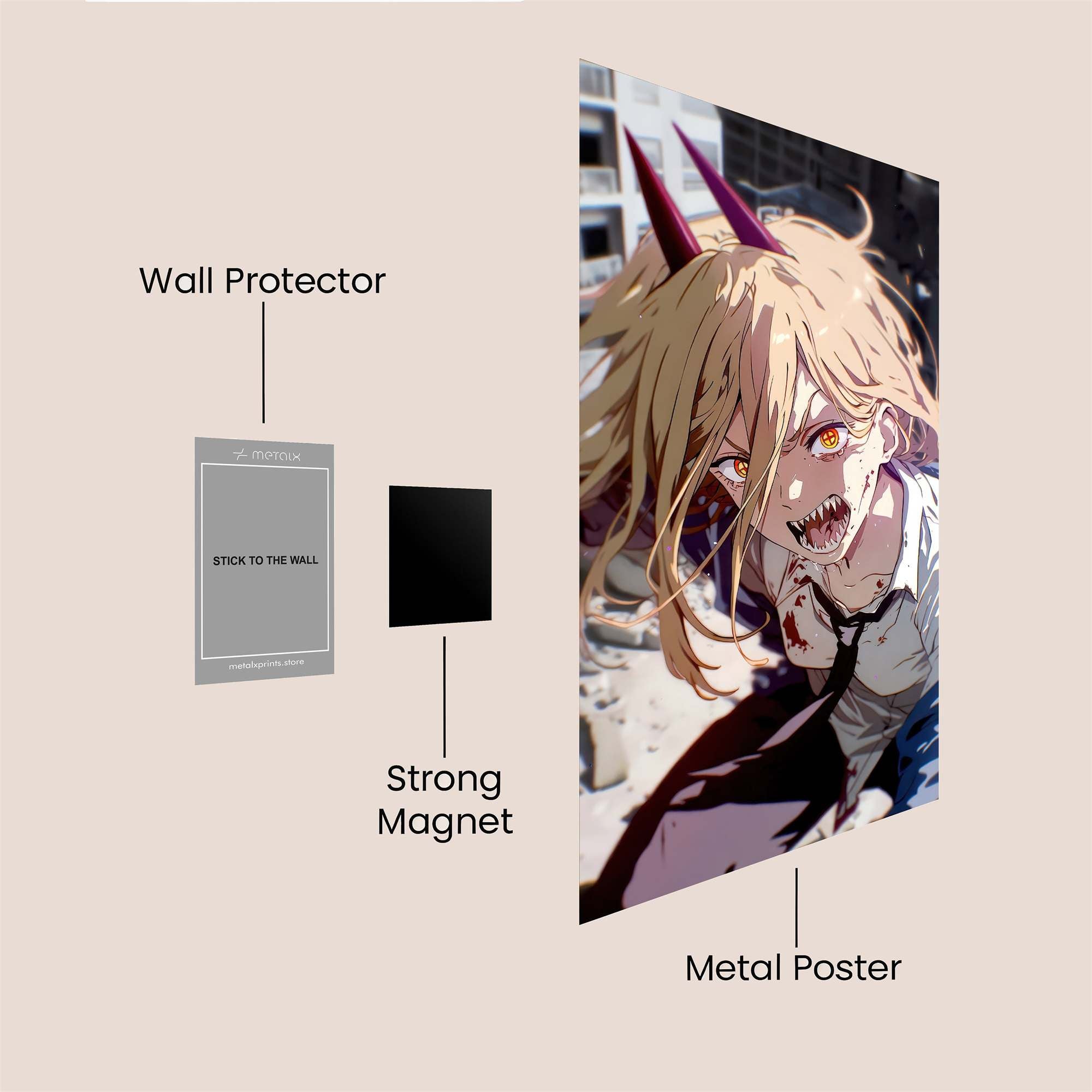 Demon Rage Safe Wall Magnetic / M