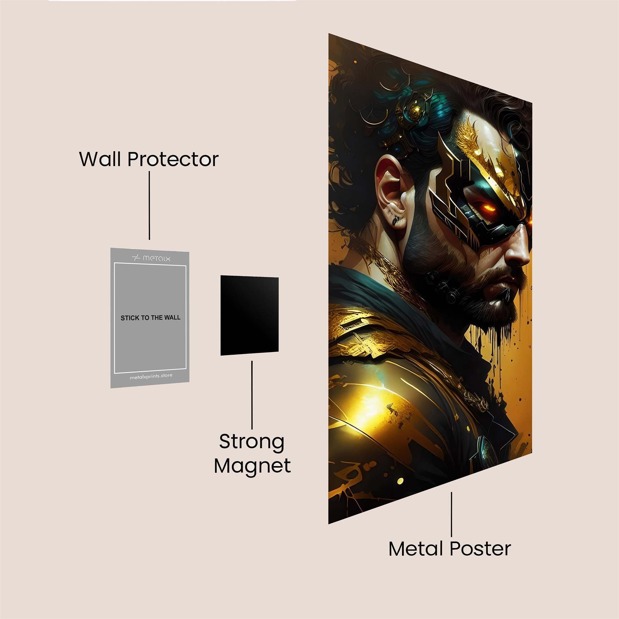 Iron Fury Safe Wall Magnetic / M