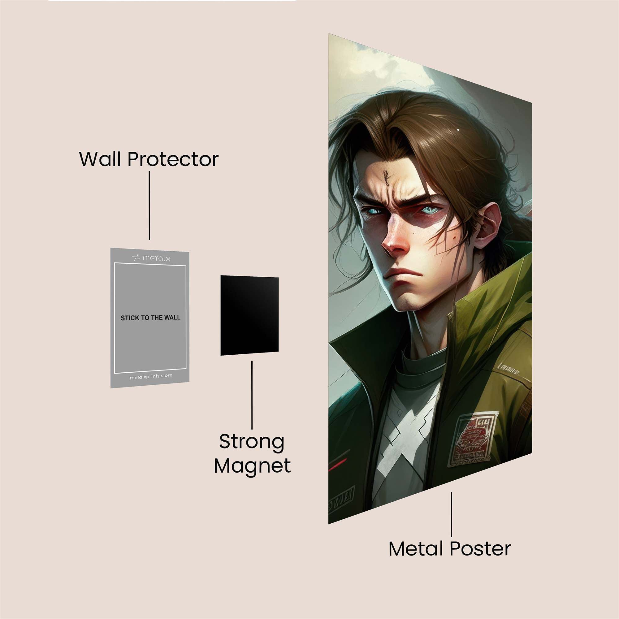 Levi Resolute Safe Wall Magnetic / M