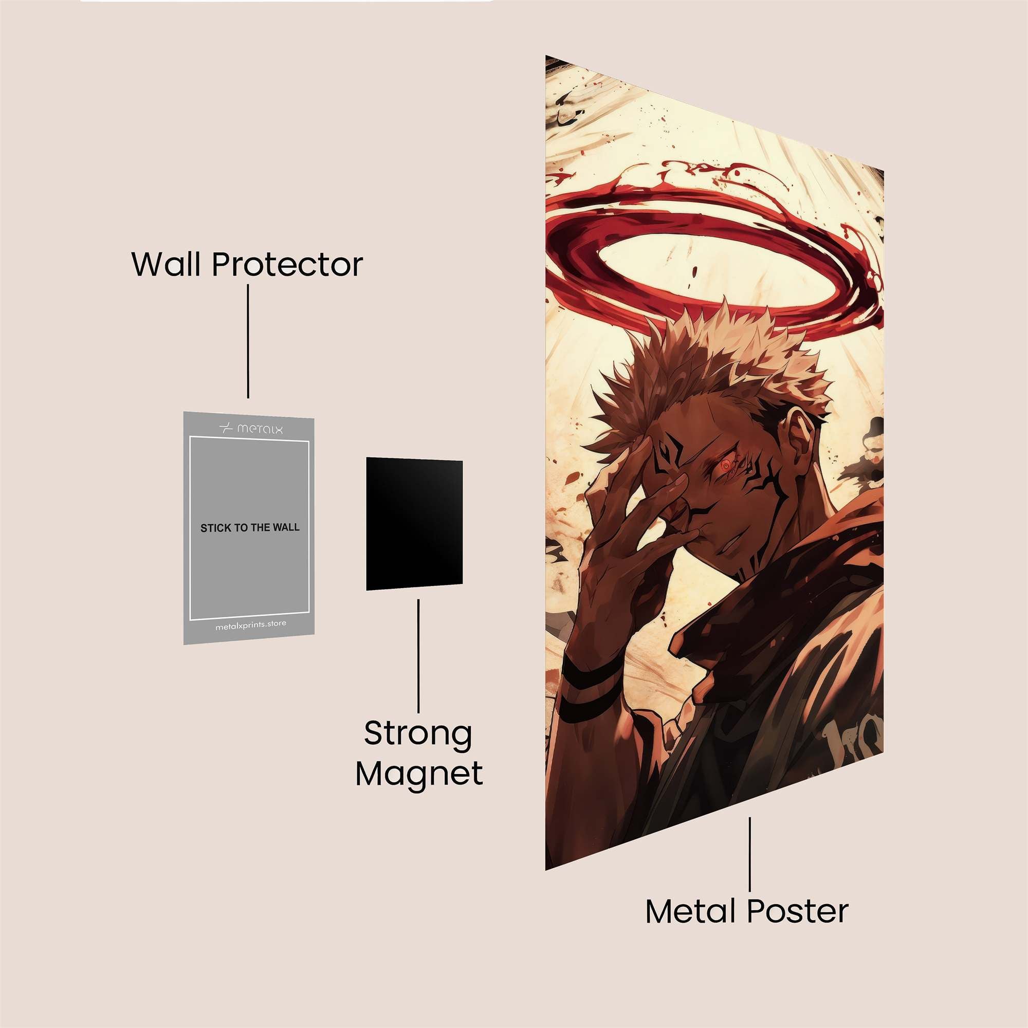 Yuji Tormented Safe Wall Magnetic / M