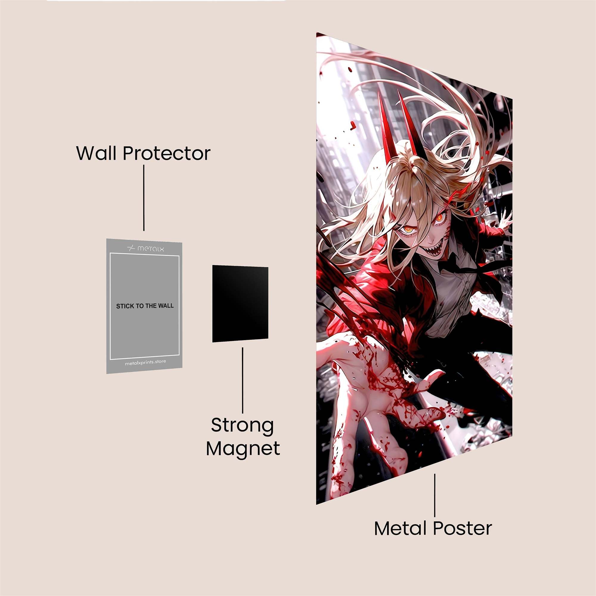 Demonic Frenzy Safe Wall Magnetic / M
