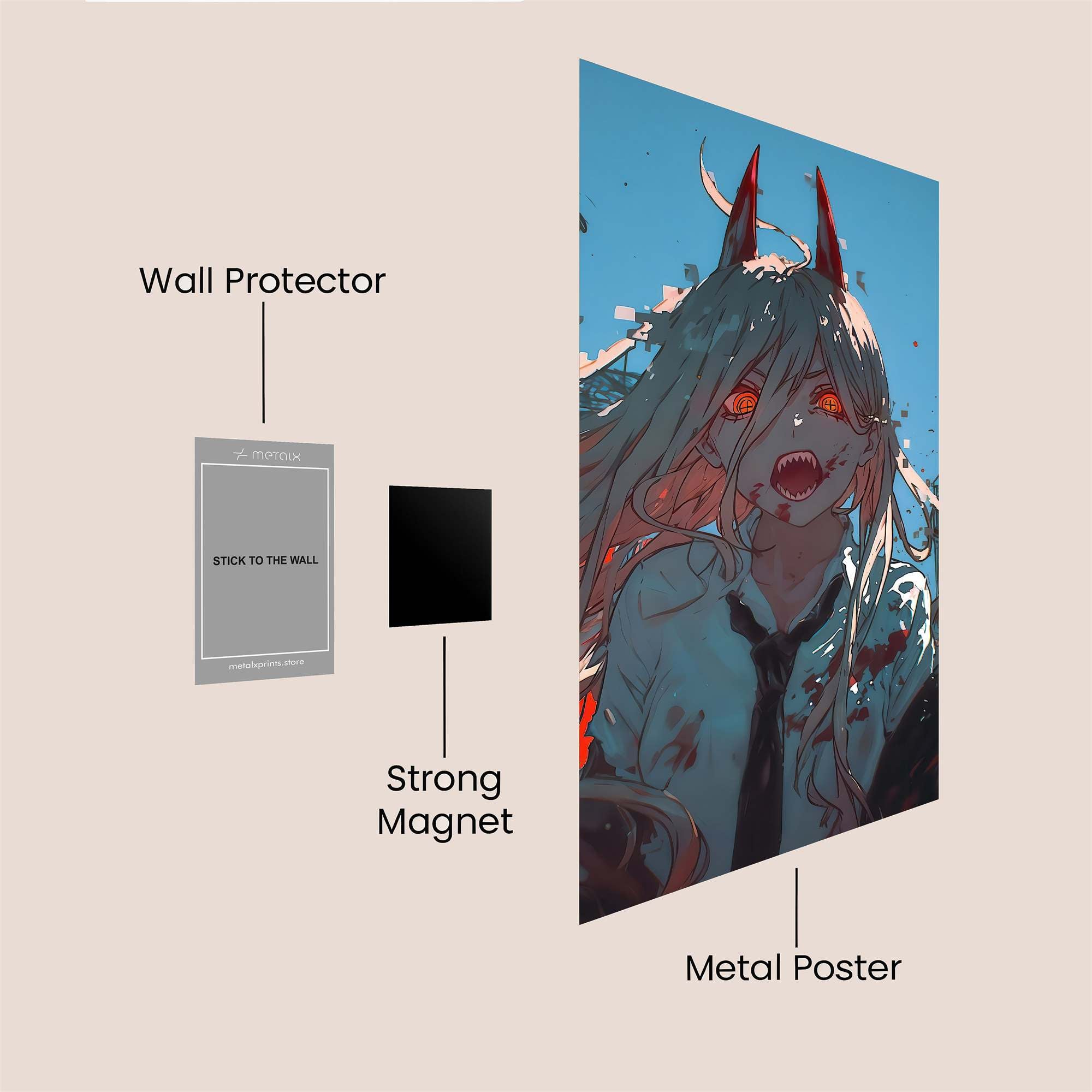 Demon Fury Safe Wall Magnetic / M
