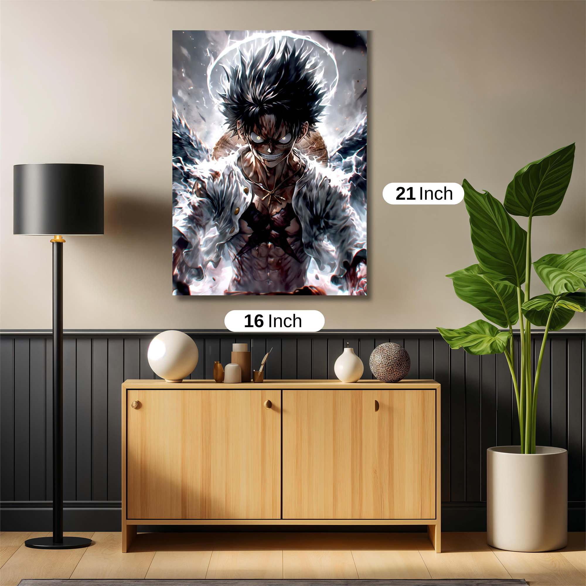 Luffy Ascendant Safe Wall Magnetic / M