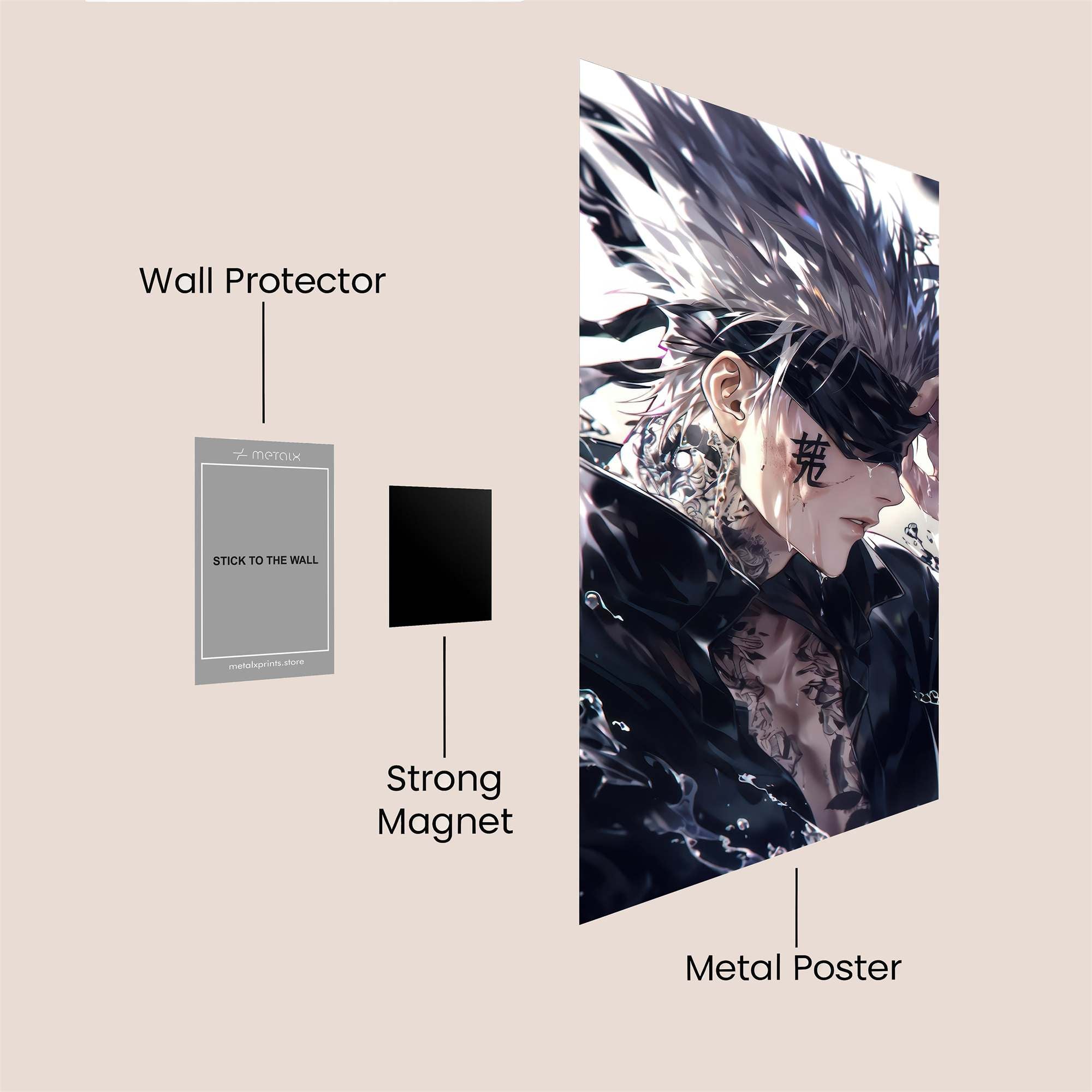 Sukuna Menace Safe Wall Magnetic / M