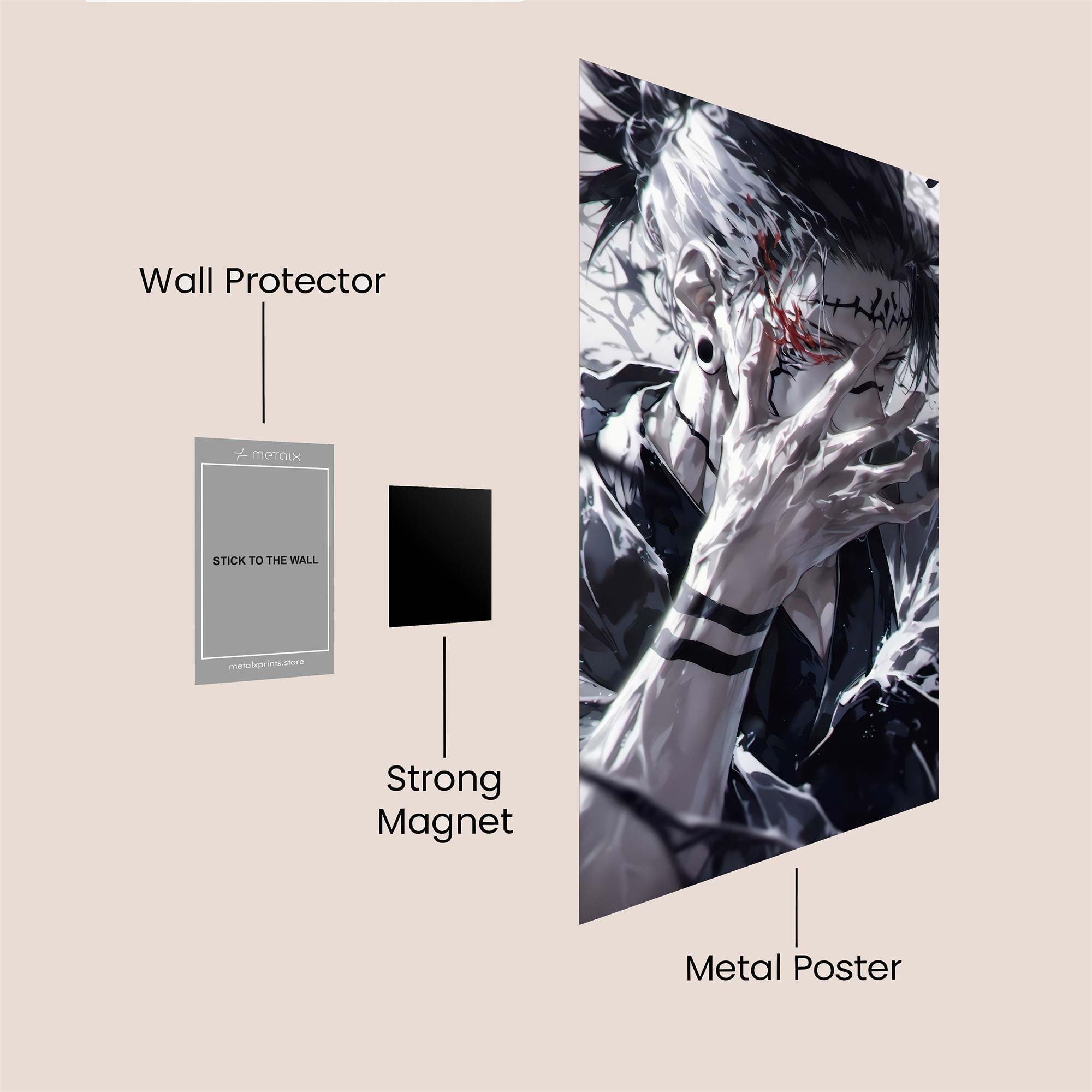 Geto Tormented Safe Wall Magnetic / M