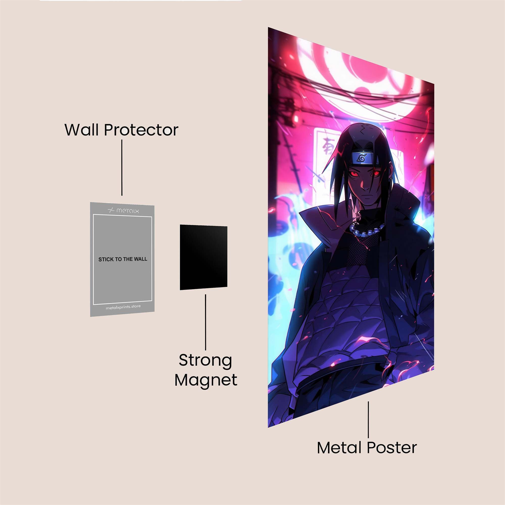 Itachi Enigmatic Safe Wall Magnetic / M