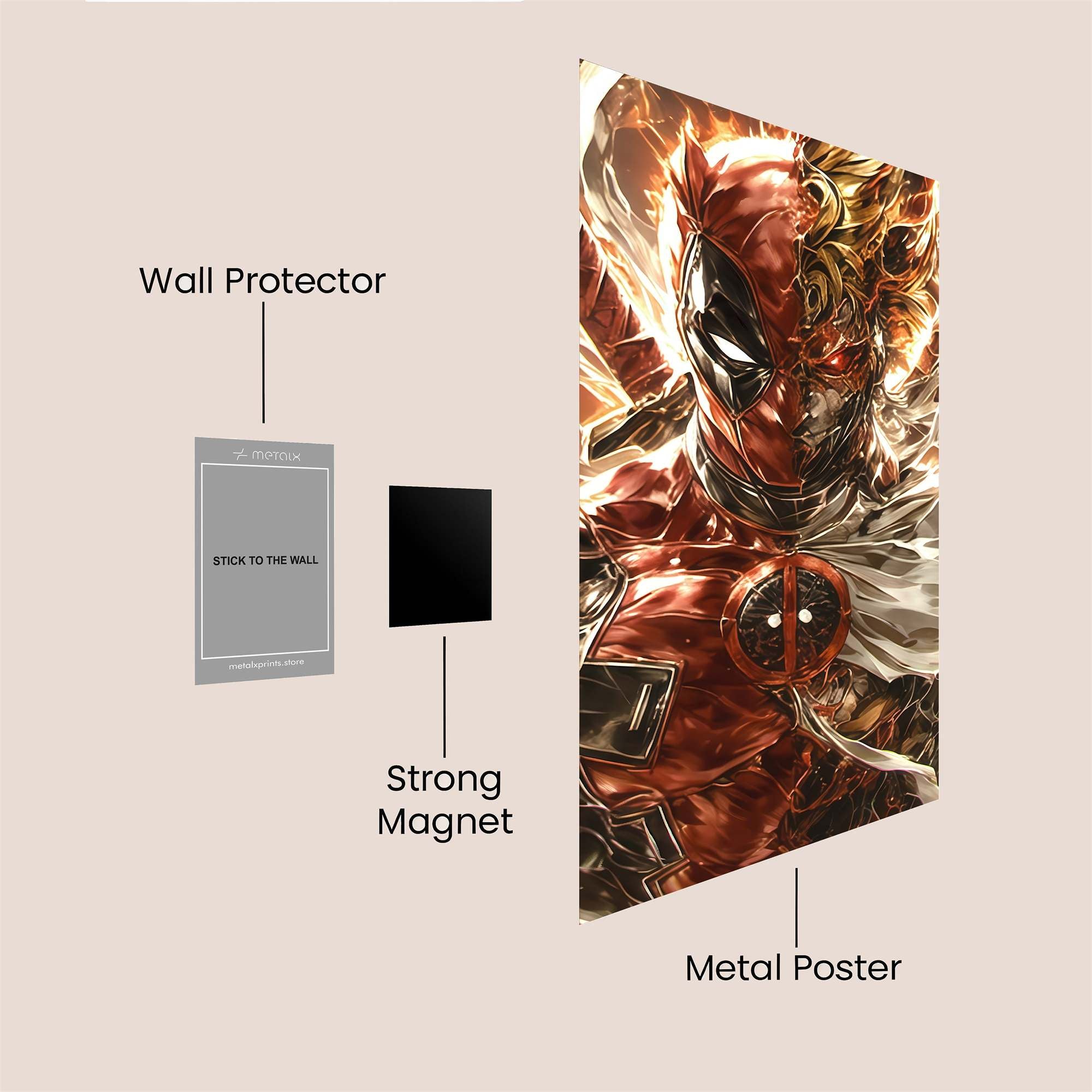 Deadpool Divine Safe Wall Magnetic / M