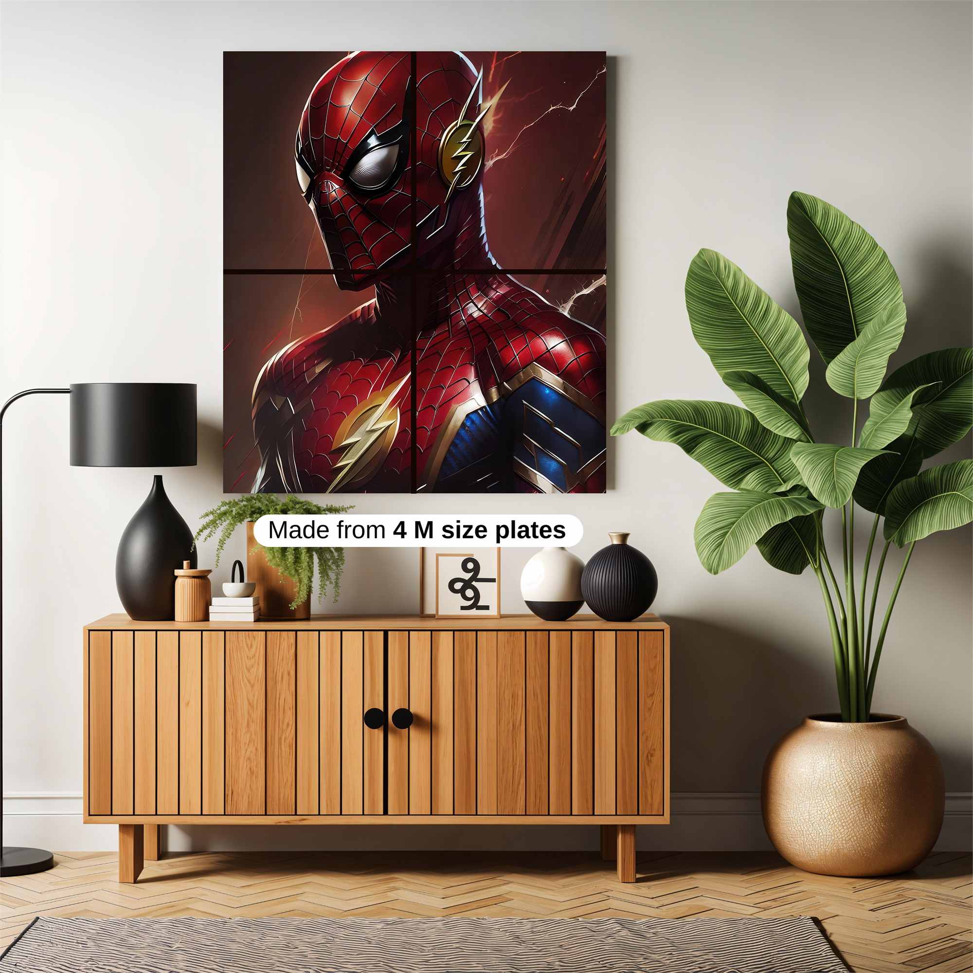 Spider-Flash Safe Wall Magnetic / M