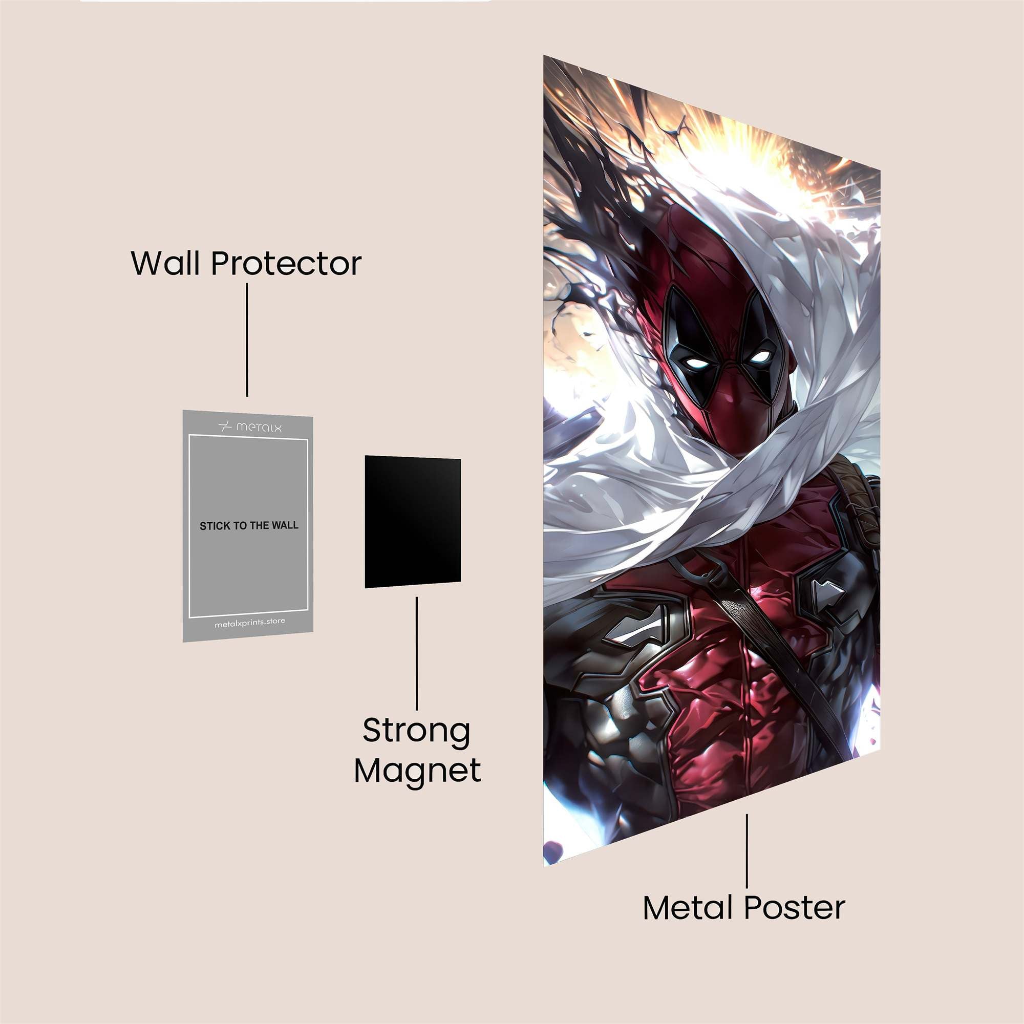 Deadpool Divine Safe Wall Magnetic / M