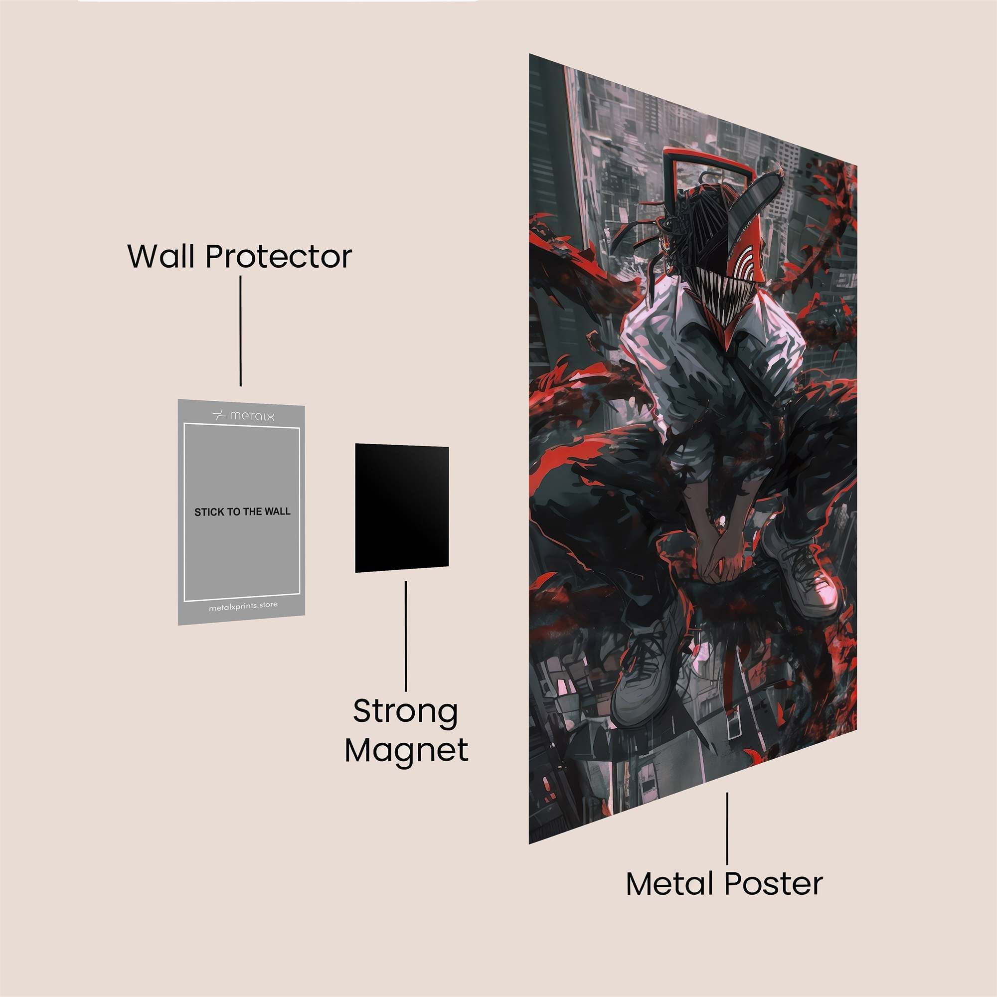 Tokyo Terror Safe Wall Magnetic / M