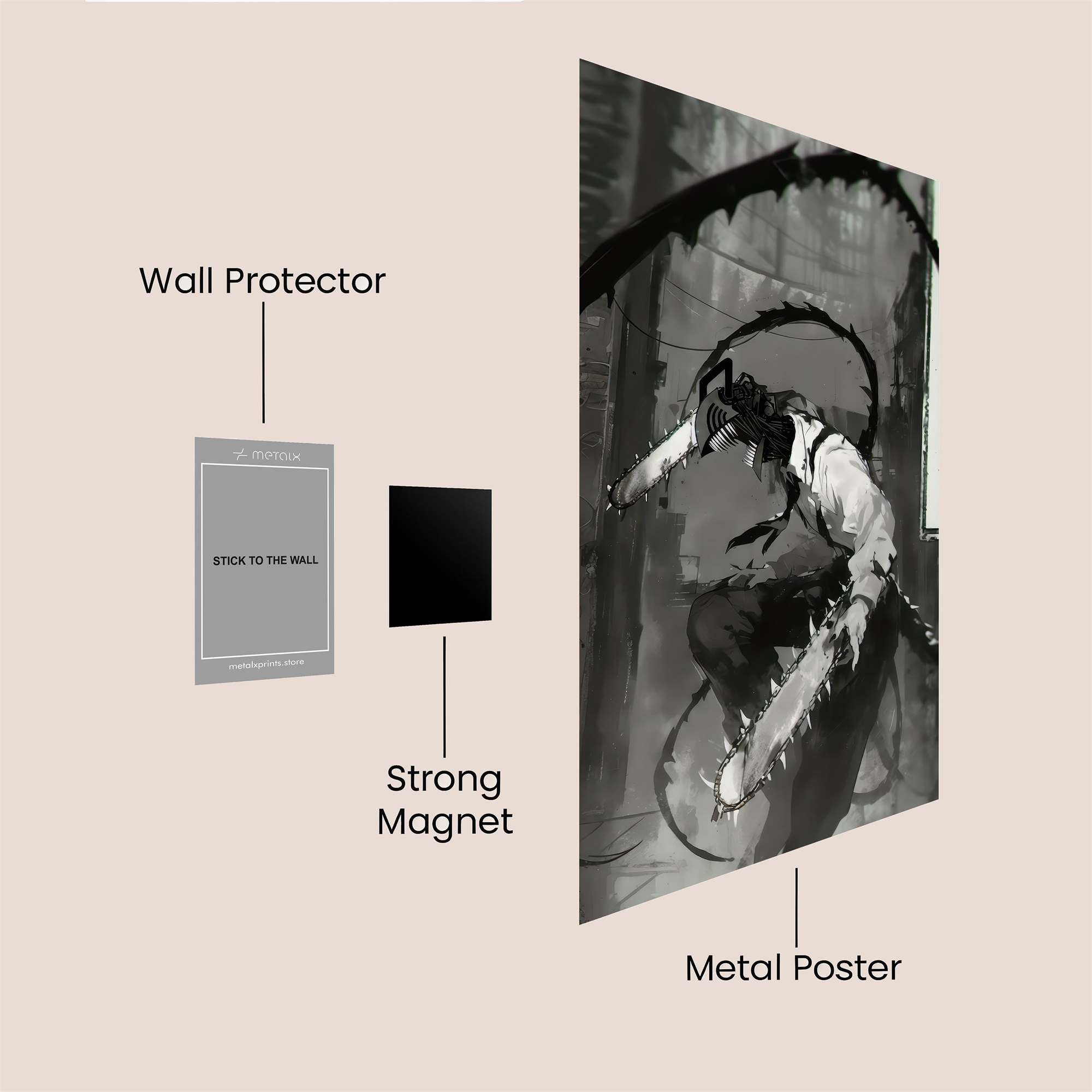 Demon Whirlwind Safe Wall Magnetic / M