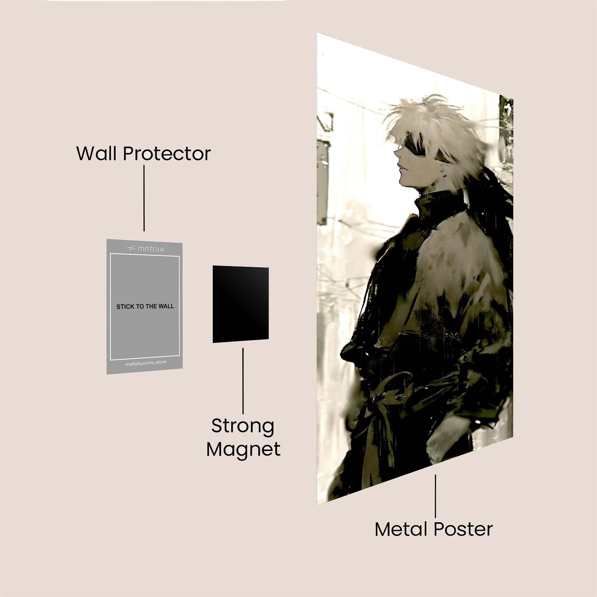 Saito Serene Safe Wall Magnetic / M